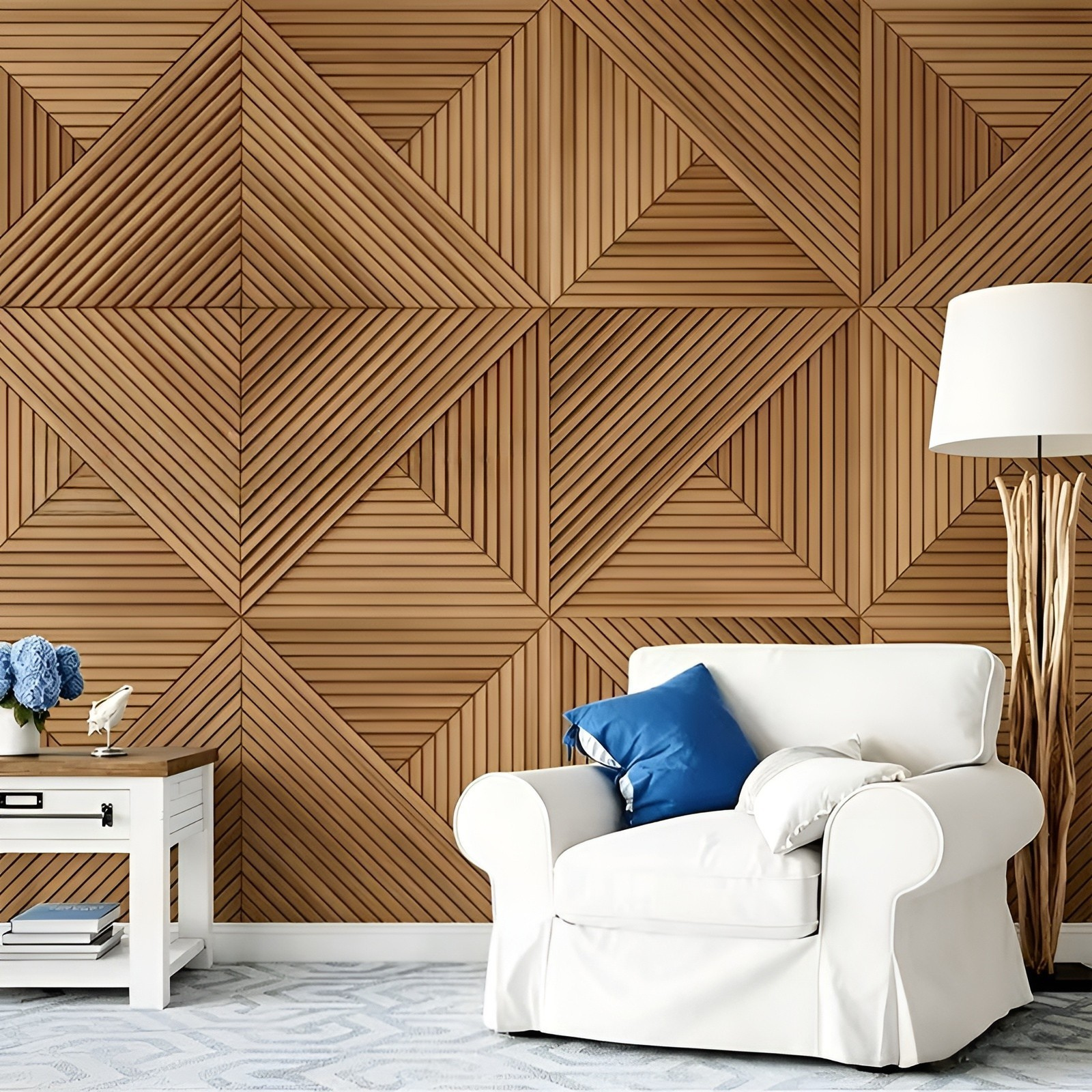 3d-akustikwandpaneele MIT Holzmaserung – Selbstklebende Schallabsorbierende Polyesterfaserplatten Für Wohnzimmer Büros