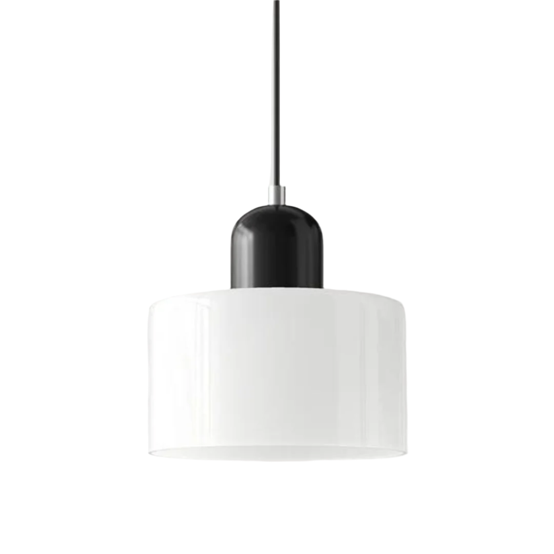 GlamorGlass Light - Europäische Retro Zylinder Pendelleuchte