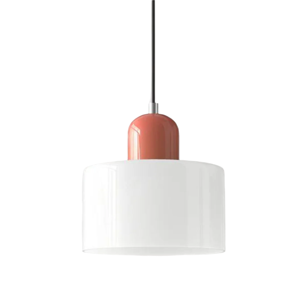 GlamorGlass Light - Europäische Retro Zylinder Pendelleuchte