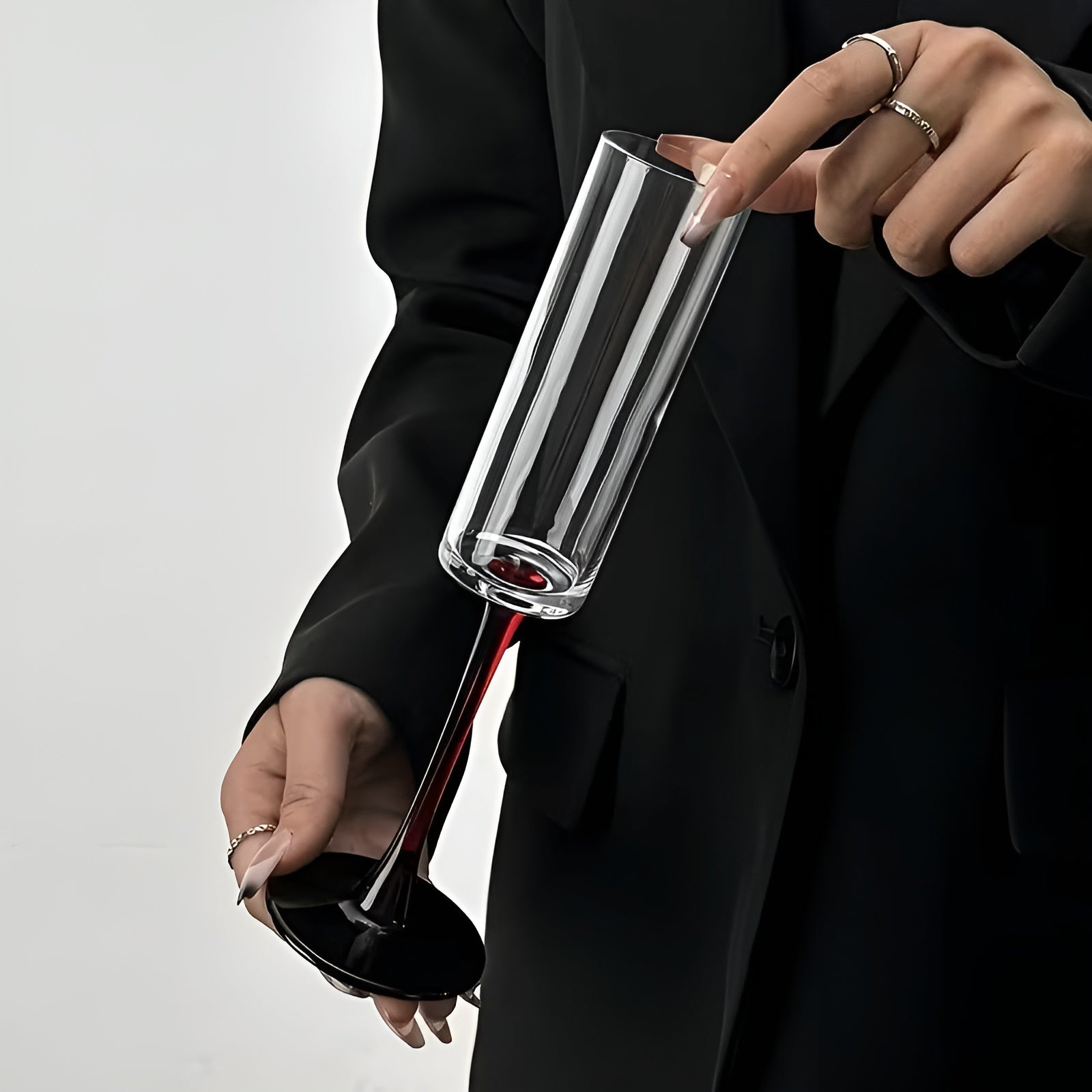 Champagnerflöten im französischen Design – Elegant & stilvoll | Für besondere Anlässe - 2 Stück - Champagnerglas