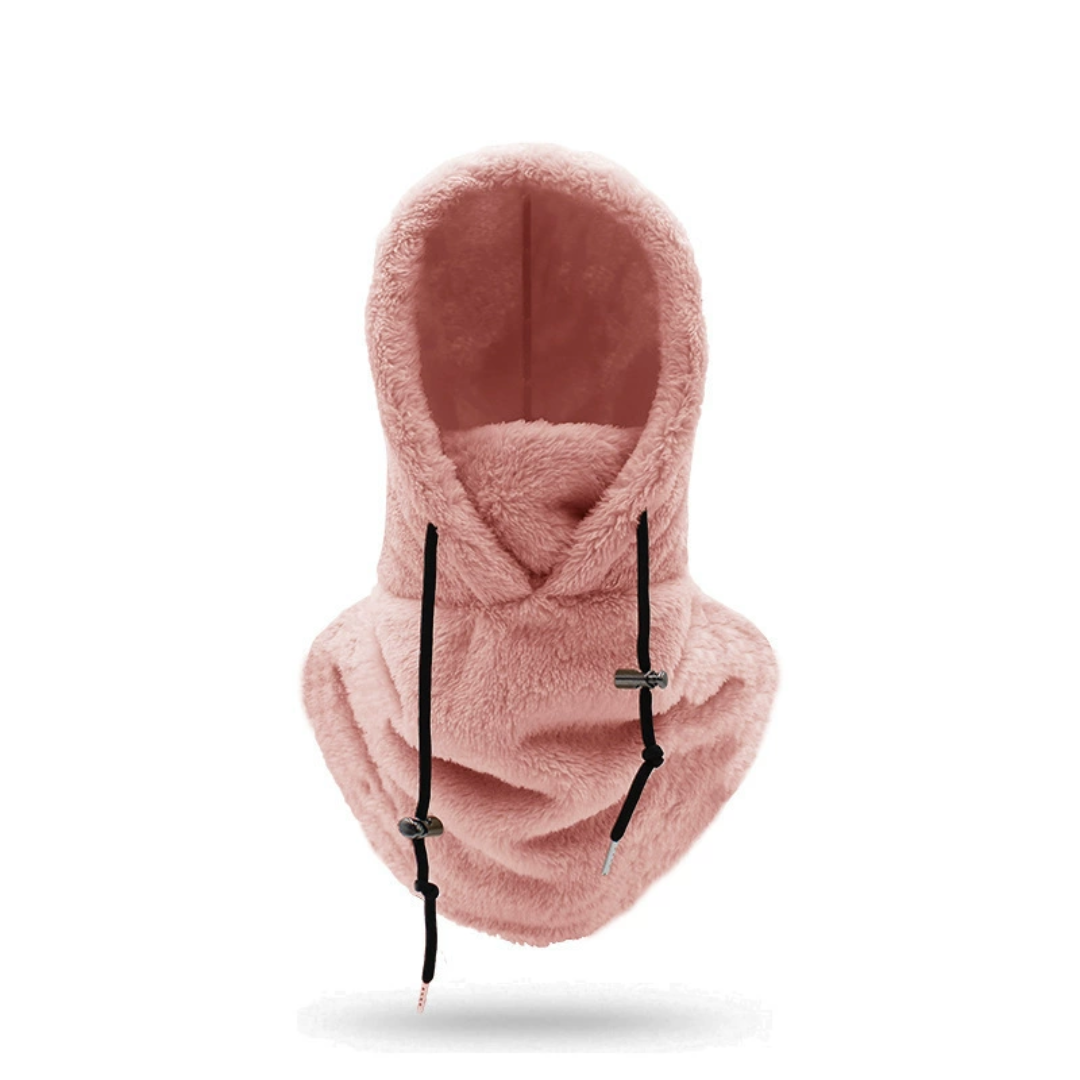 Winddichte Sturmhaube aus Polyester – Detailansicht Material