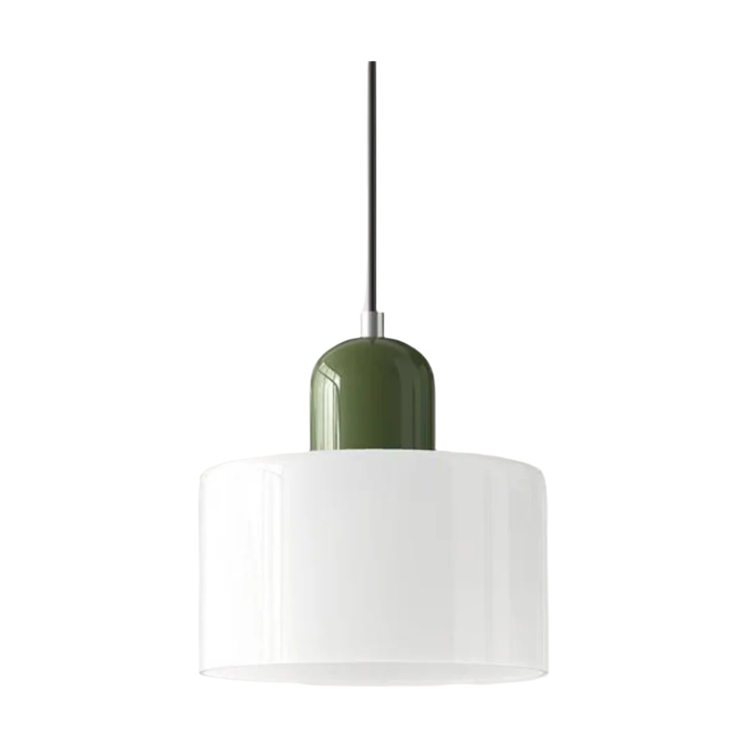 GlamorGlass Light - Europäische Retro Zylinder Pendelleuchte