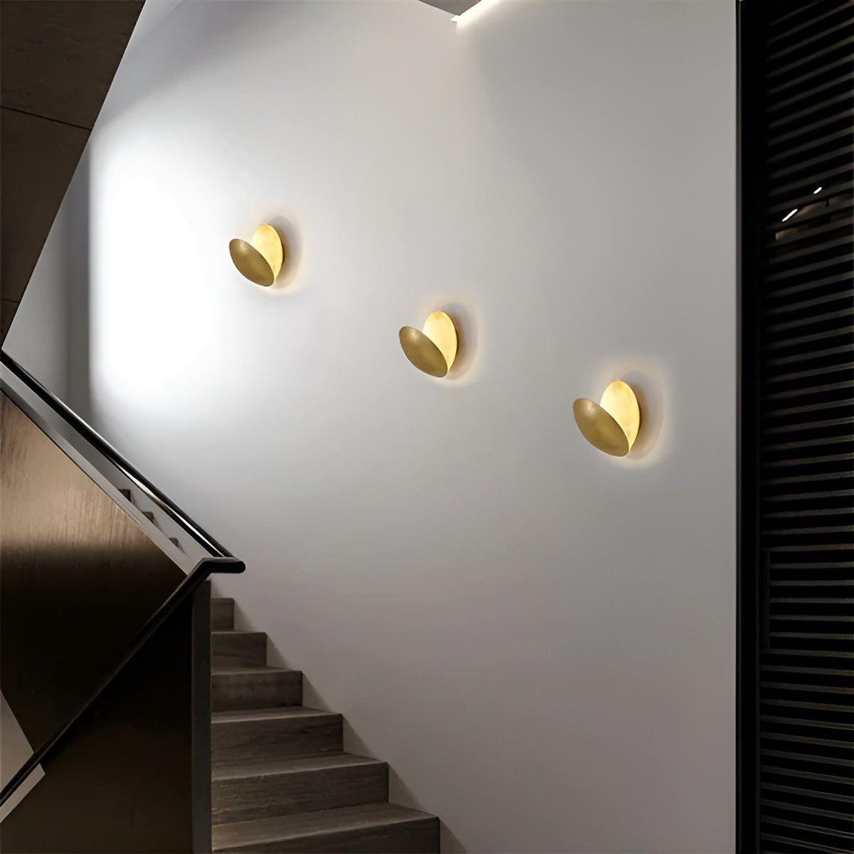 Lunar Shine - Luxuriöse moderne Eclipse-Wandleuchte für Innenräume - Elegare