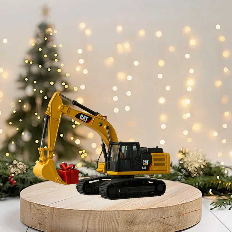 Alle 24 Baumaschinen-Modelle des Adventskalenders im Überblick