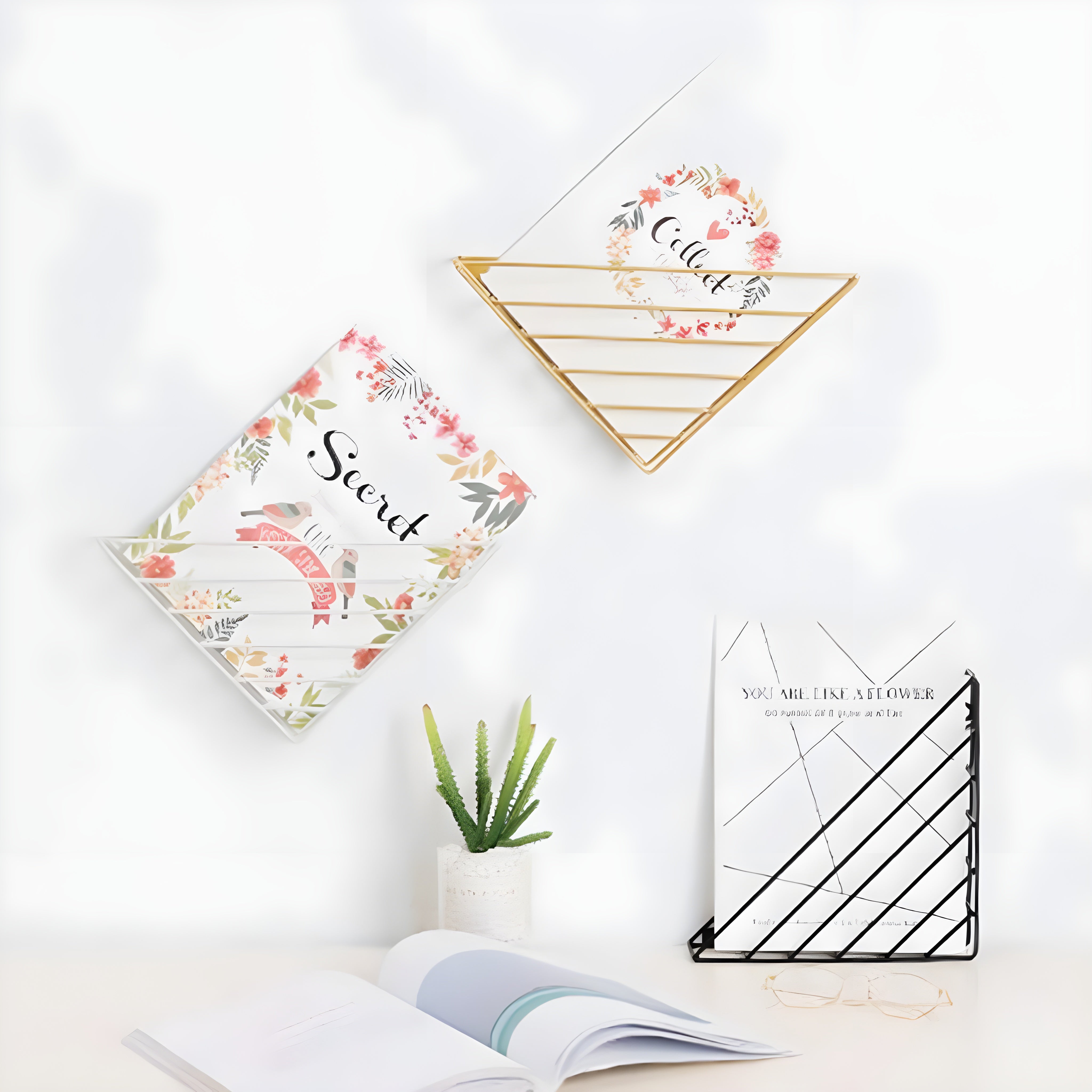 Wandregal für Bücher & Zeitschriften – Platzsparend und Modern | Perfekt für Wohnzimmer Büro oder Schlafzimmer“