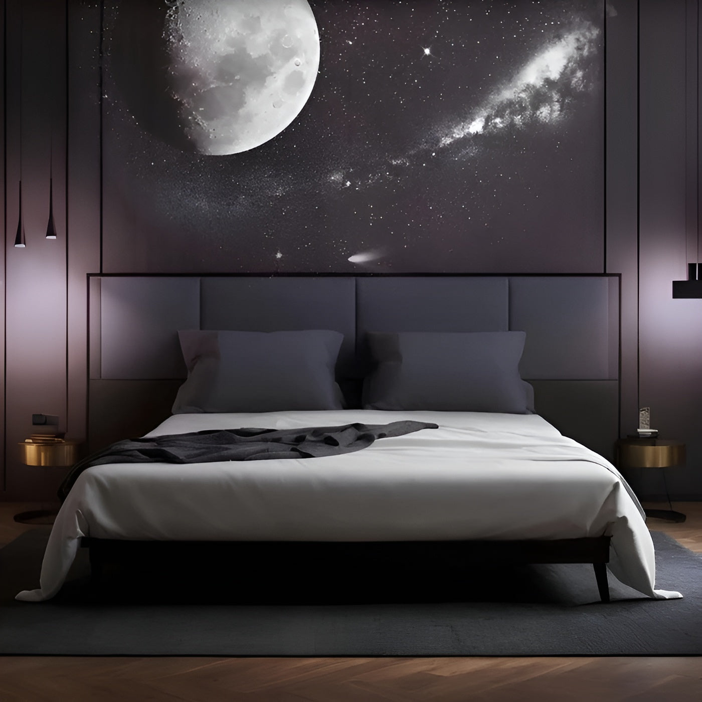 Mondlampe mit Sternenprojektion – Stimmungsvolle LED-Beleuchtung für Schlafzimmer & Kinderzimmer