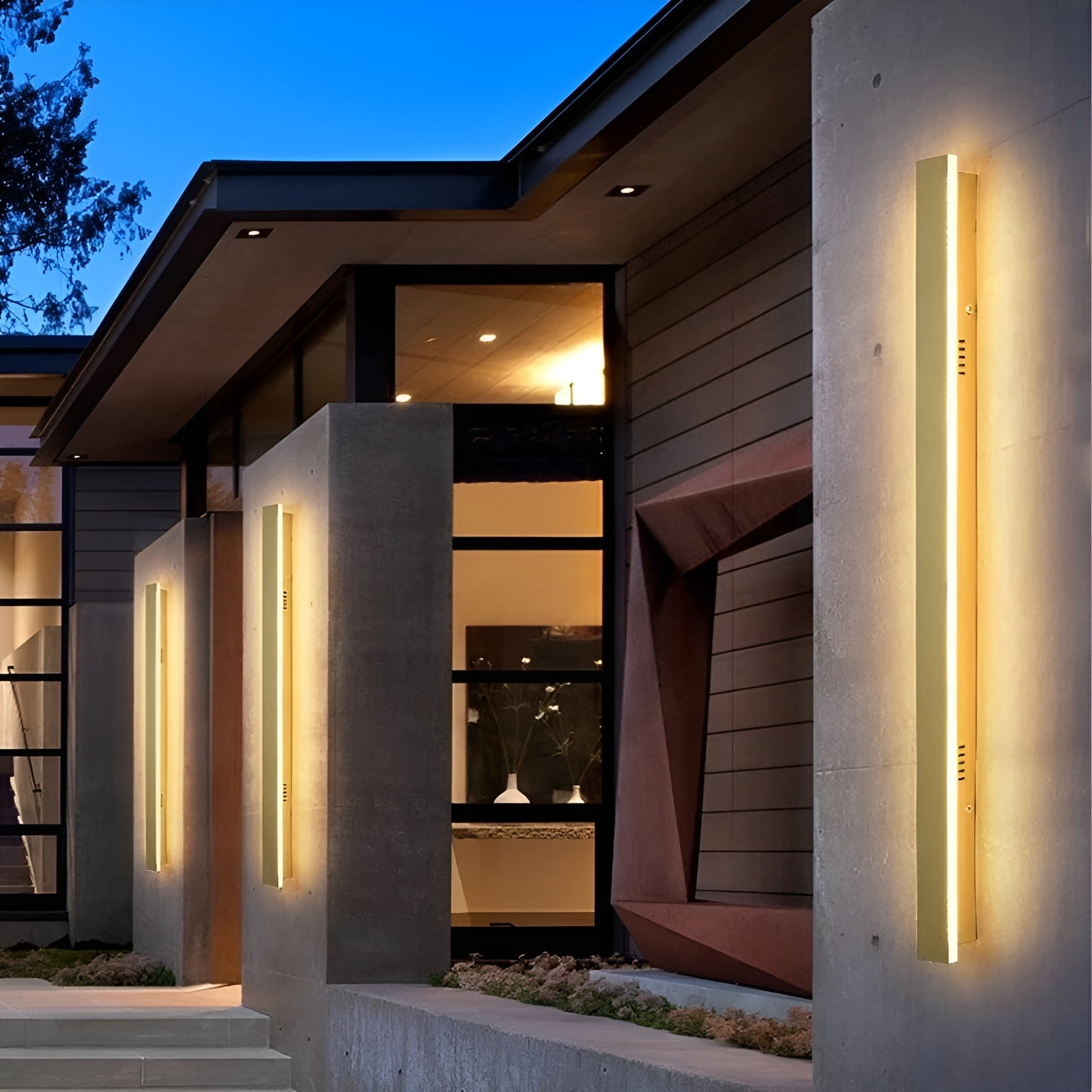 Aluminium LED Außenleuchte – Stilvoll & Wasserdicht | Für Terrasse, Eingang & Wohnzimmer