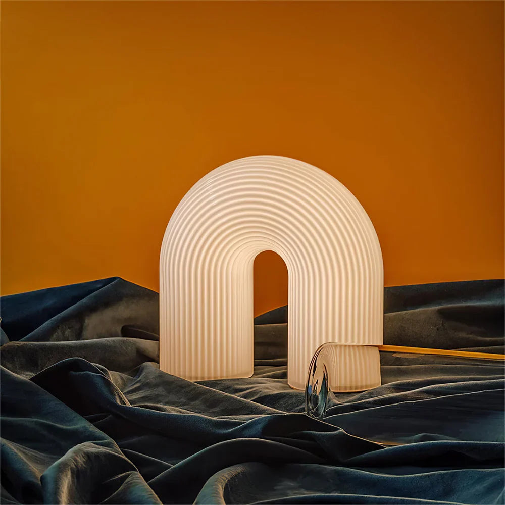 LuminArch Lampe - Moderne Gebogene Tischlampe