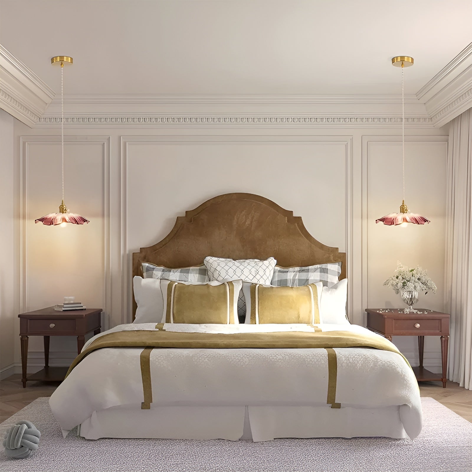 Hängelampe mit Blumenmotiv – Warmes Licht & stilvolles Design | Für Ihr Zuhause