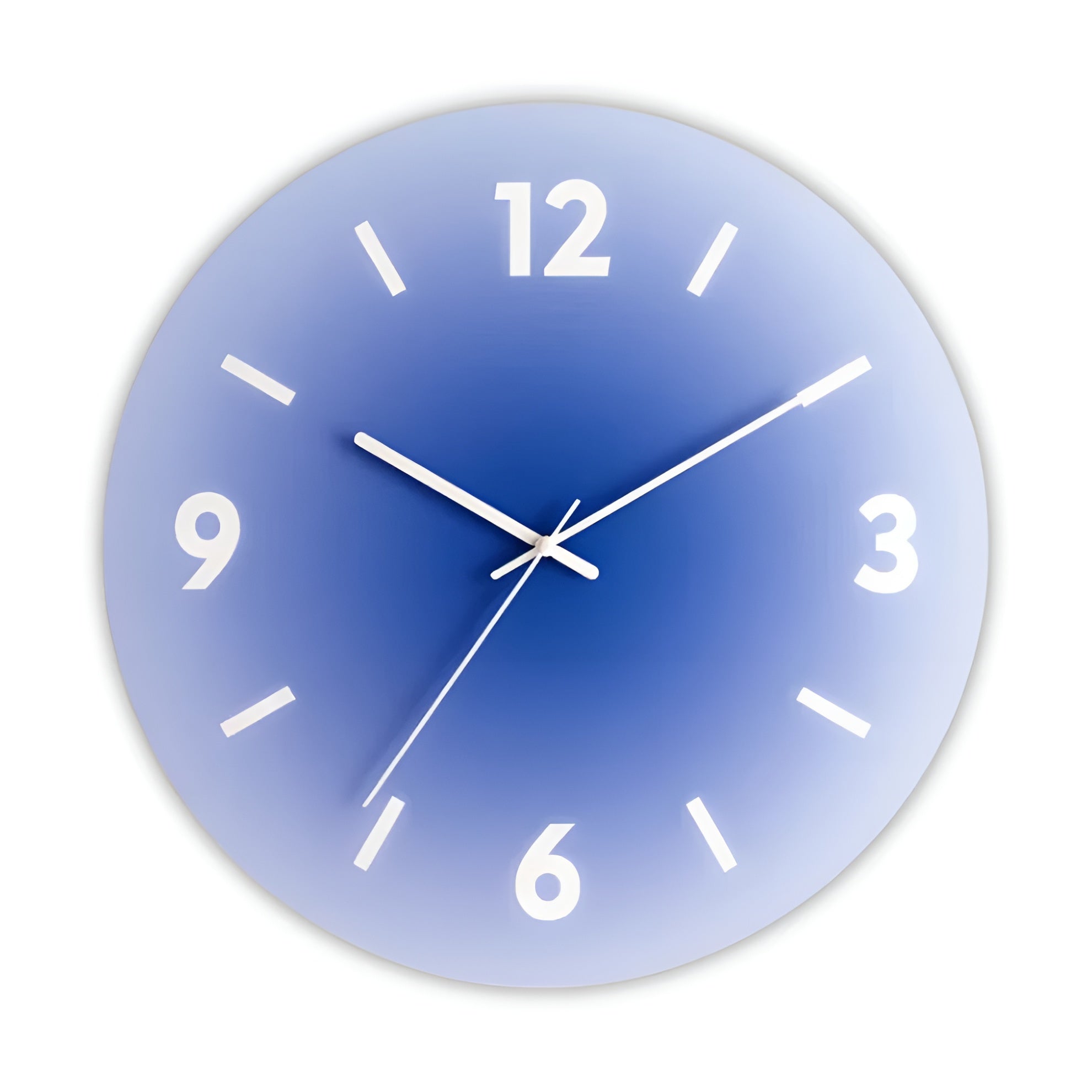 Wanduhr aus Glas – Modernes Design mit Sonnenuntergang-Motiv