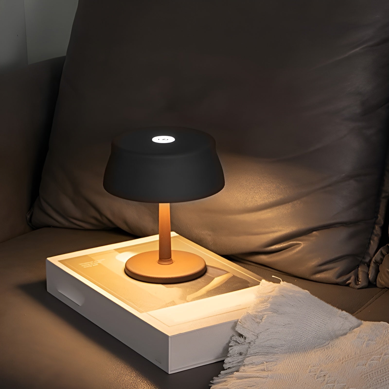 ChromaBeam Lamp - Retro Kabellose LED Touch Tischlampe