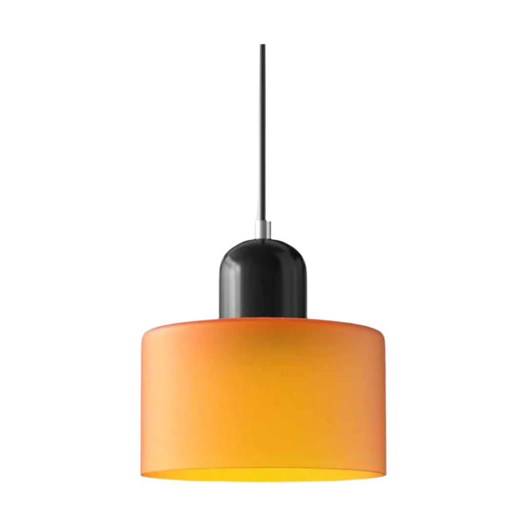 GlamorGlass Light - Europäische Retro Zylinder Pendelleuchte