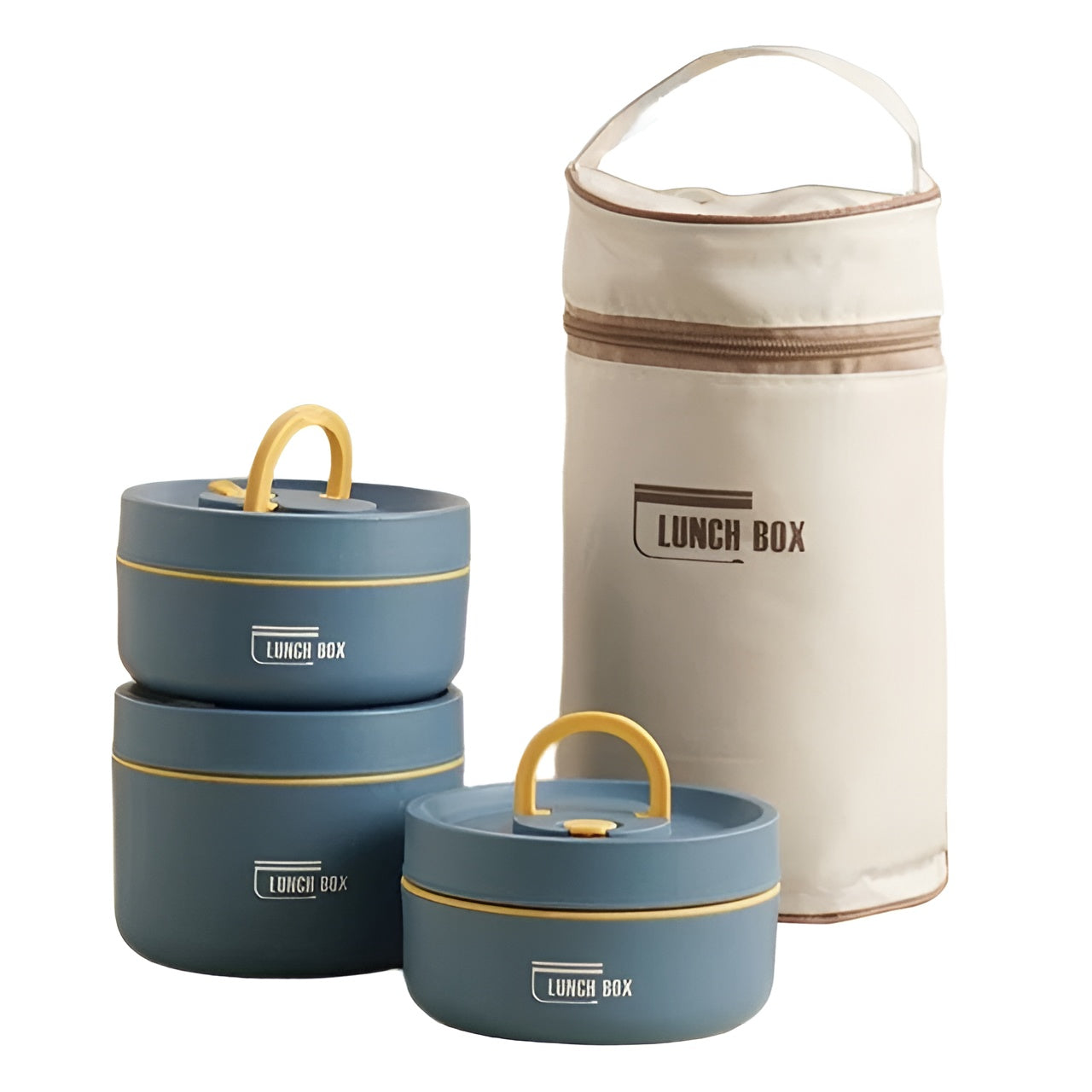 Isolierte Lunchbox – Mehrlagig Fächern & Auslaufsicher | Inkl. Tragetasche