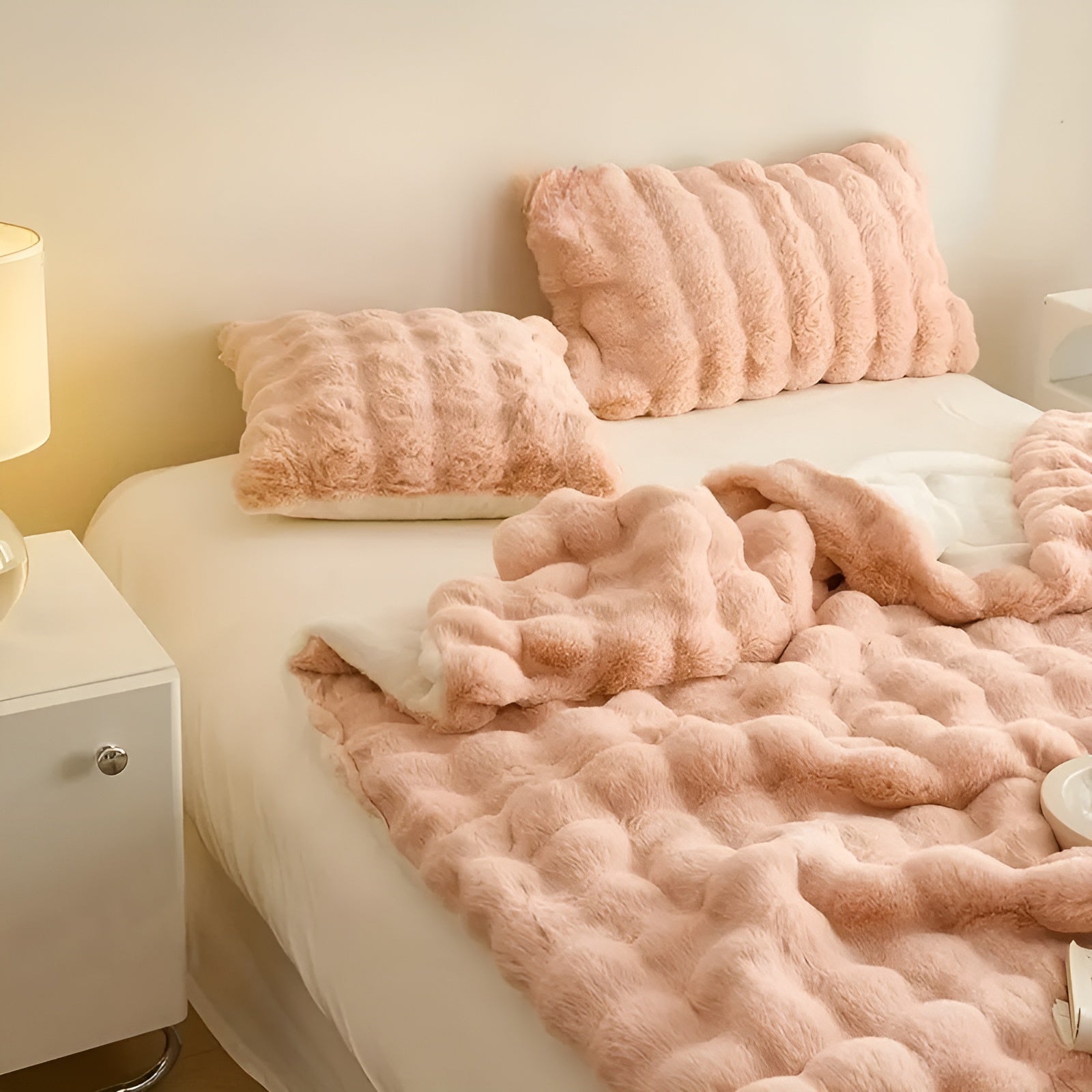 Samt- und Fleece-Decke – Extra Weich & Warm | Perfekt für Sofa und Schlafzimmer