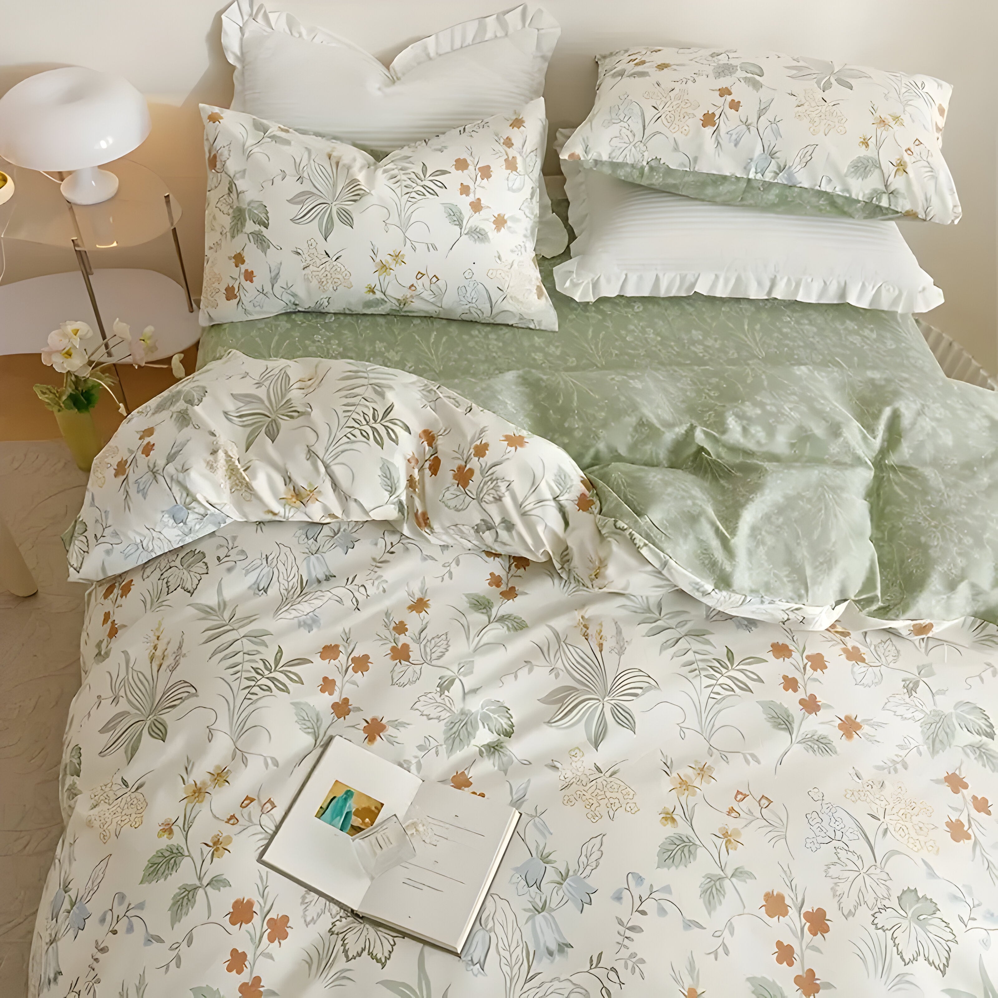 Florales Bettdecken-Set – 3-teilig, Weich und Hochwertig | Perfekt für alle Jahreszeiten