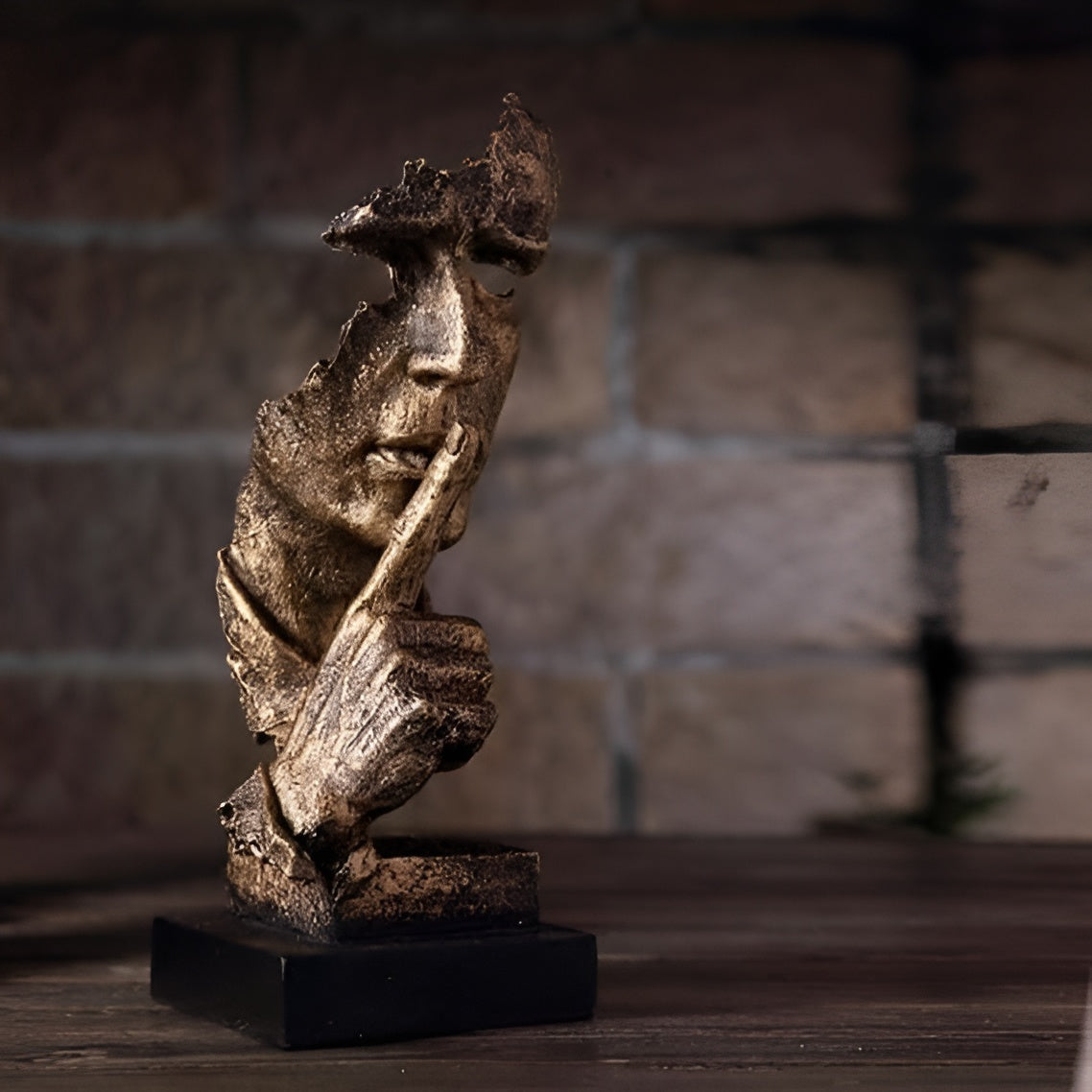 Abstrakte Denker-Skulptur – Moderne Dekofigur aus Harz | Perfekt für Wohnzimmer & Büro