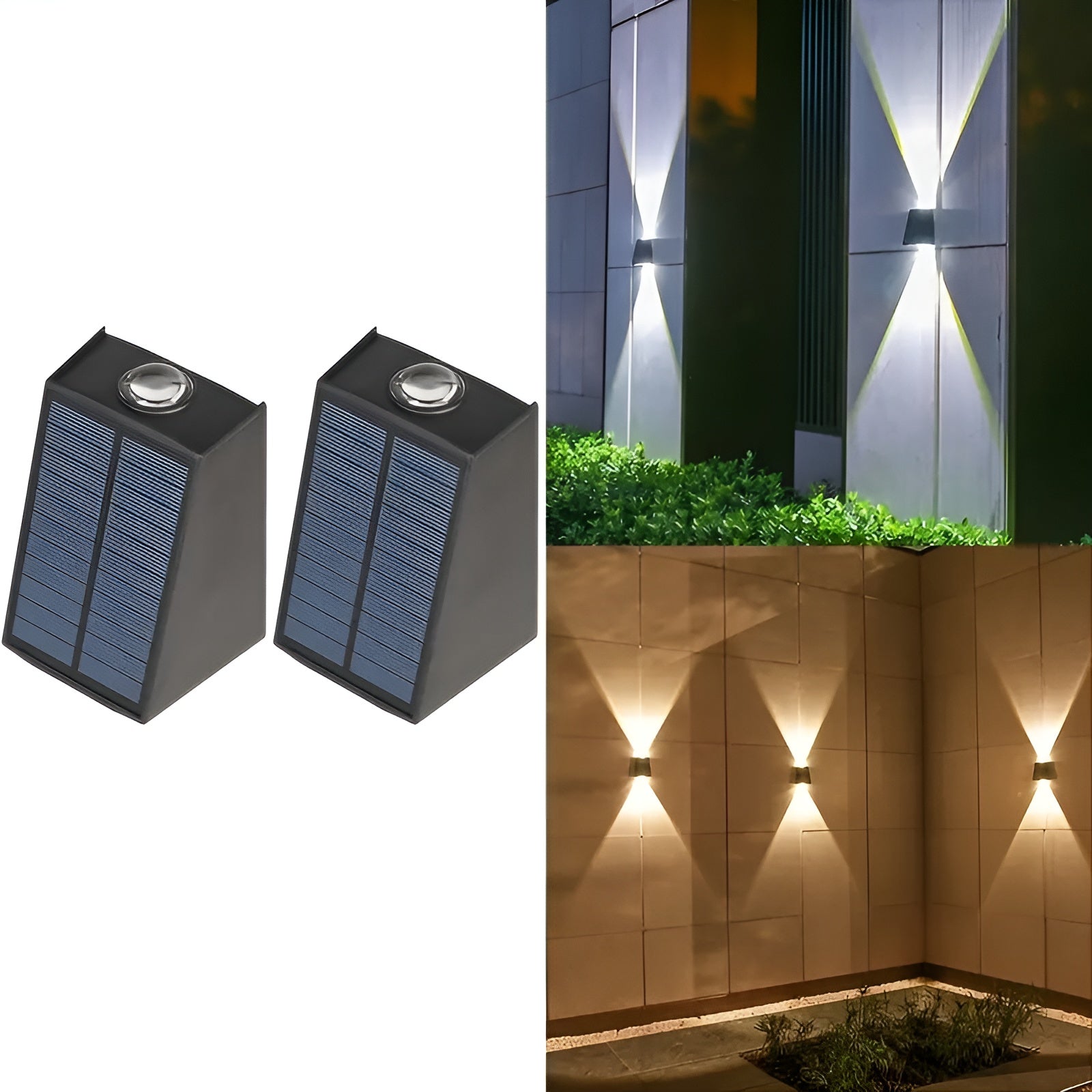 Solar Wandleuchte mit Bewegungsmelder – Modernes Außenlicht | Perfekt für Garten, Terrasse & Einfahrt