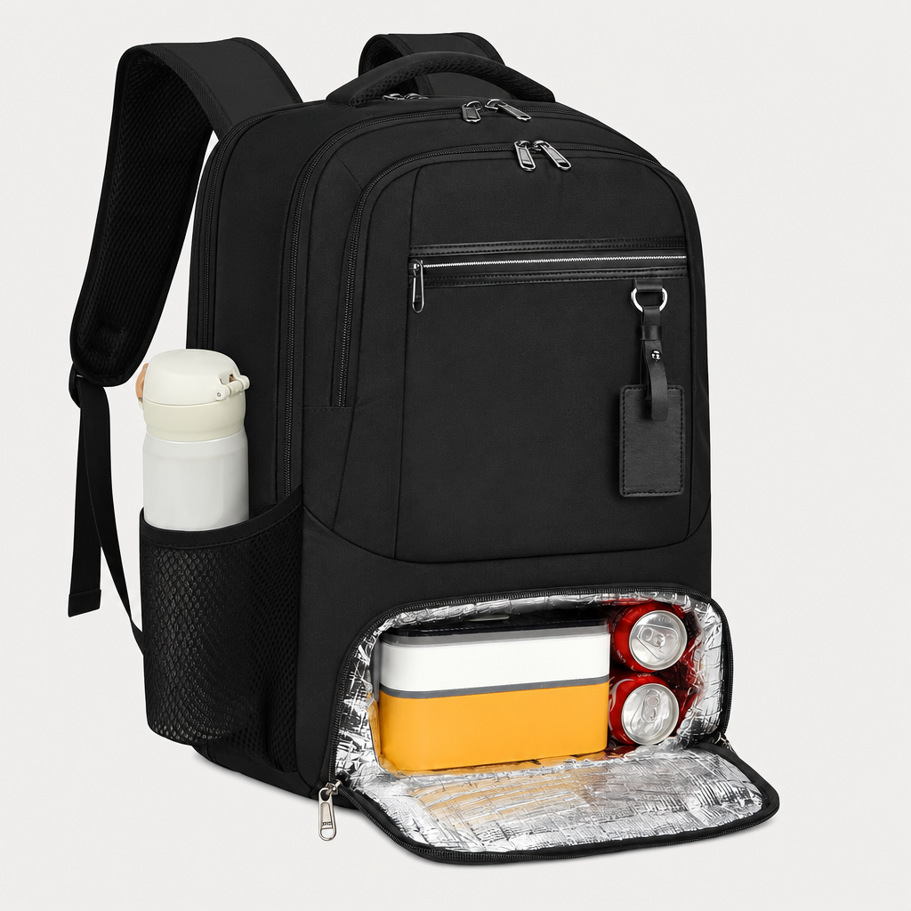 Wasserdichter Rucksack von hinten mit ergonomischen Schulterriemen
