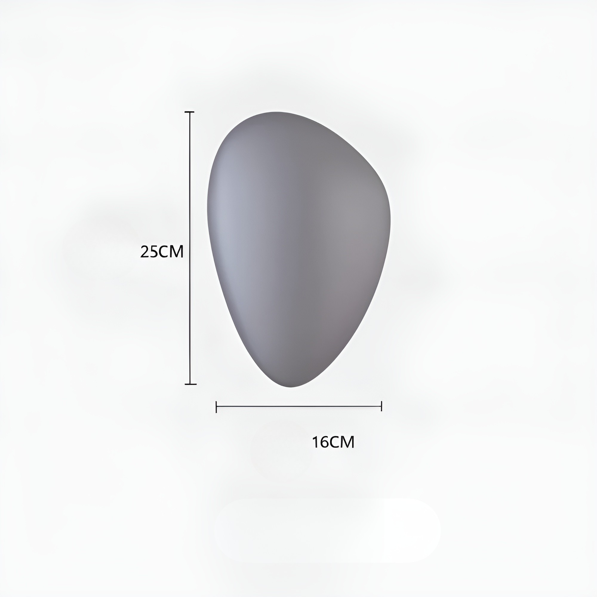 LED Wandleuchte in Kieselstein Design– Dekoratives nordisches Design für Wohnzimmer & Flur