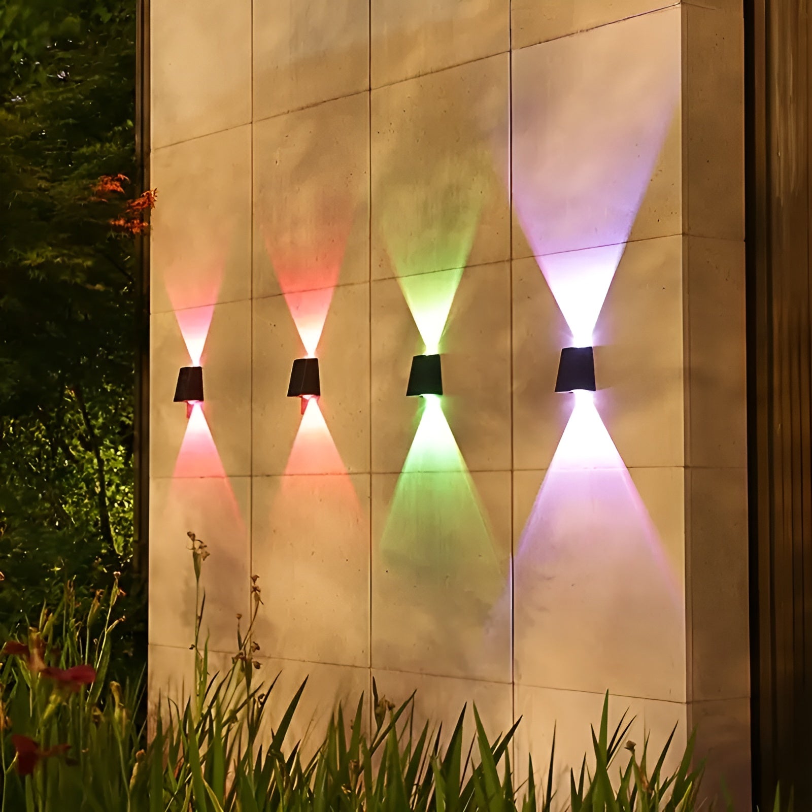 Solar Wandleuchte mit Bewegungsmelder – Modernes Außenlicht | Perfekt für Garten, Terrasse & Einfahrt