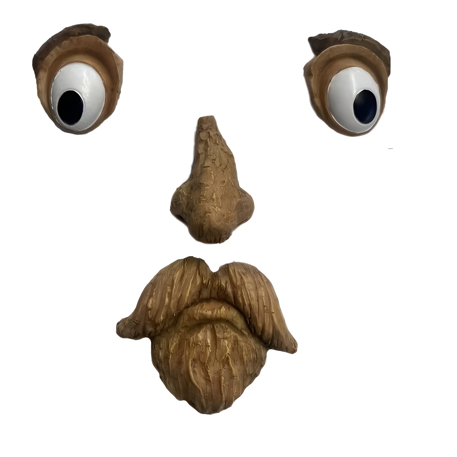 Baumgesicht-Gartendekoration, 4er-Set – Baumgesicht-Skulptur aus Kunstharz für den Außenbereich | Lustige Baumgesichter