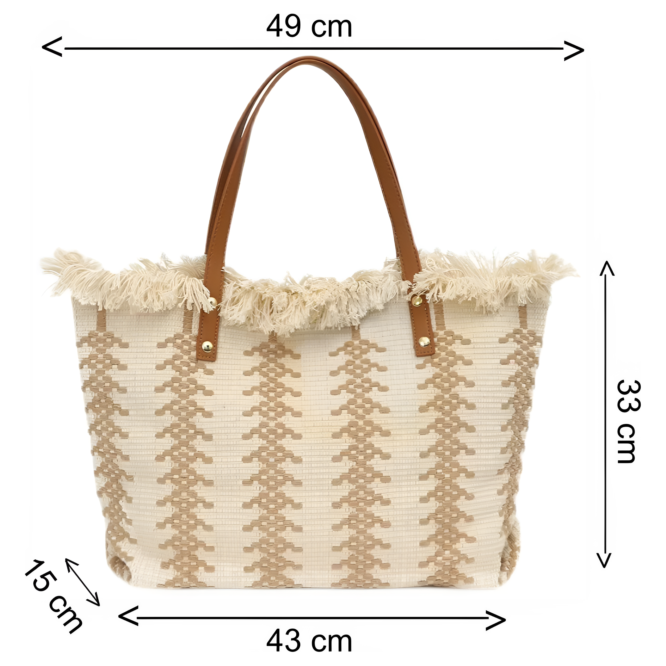 Sarah Handbag - Elegante Handgefertigte Strandtasche für den Sommer - Elegare