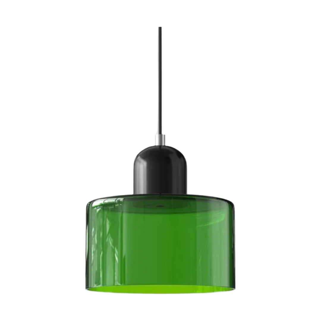 GlamorGlass Light - Europäische Retro Zylinder Pendelleuchte