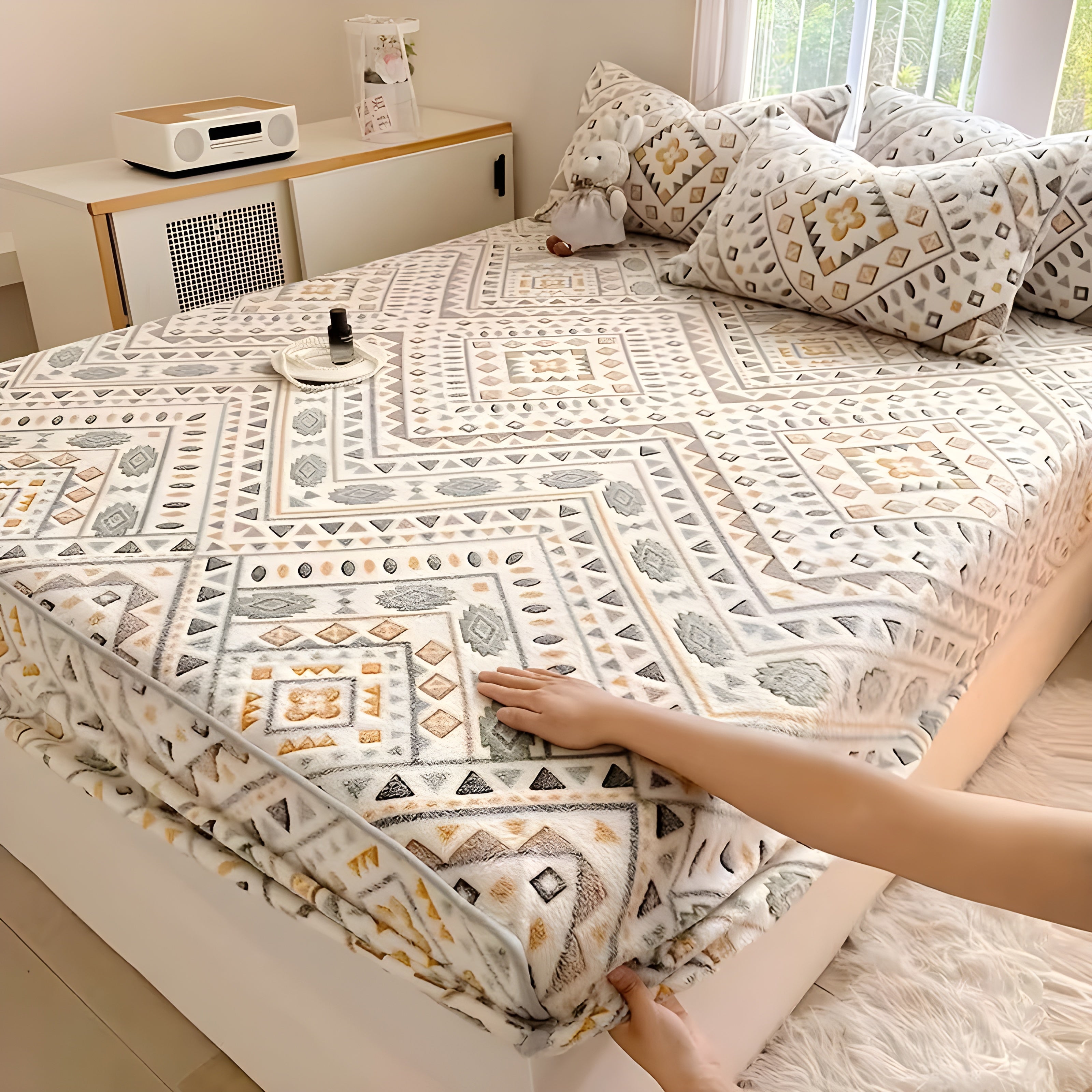 Matratzenbezug aus Flanell – Extra Weich & Wärmend | Komfortabler Schutz für jede Matratze