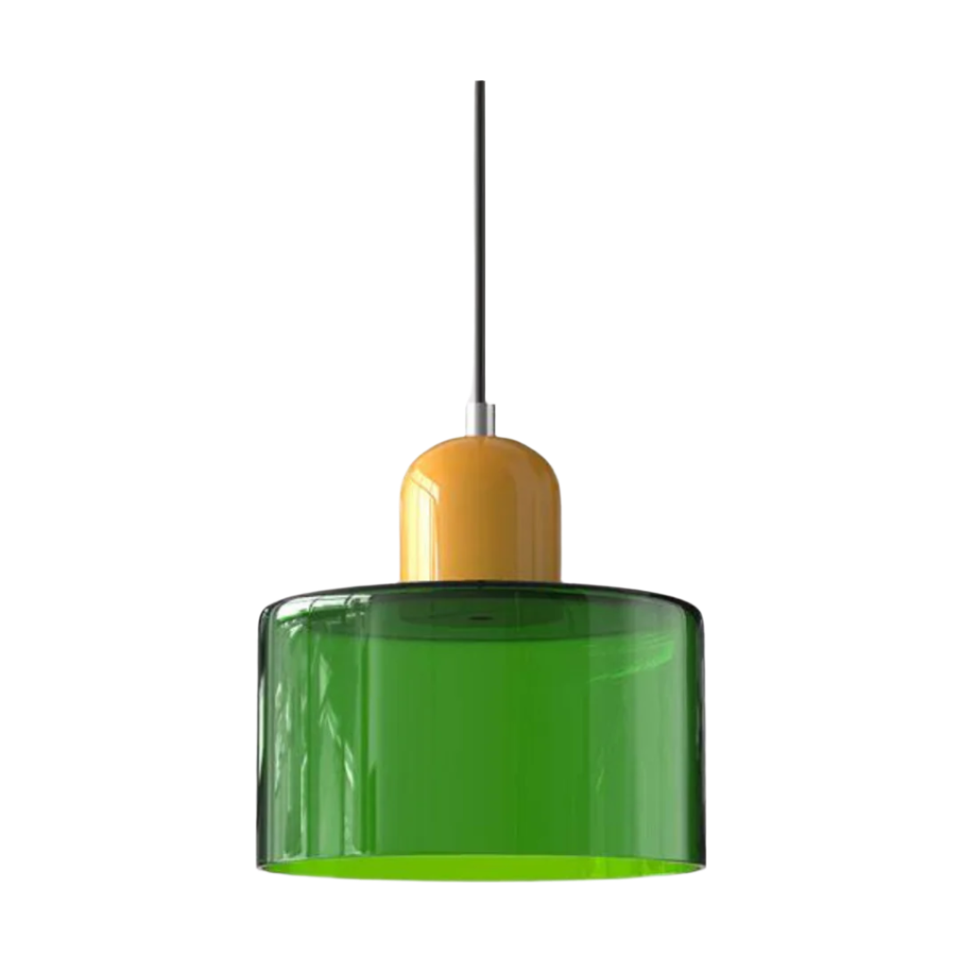 GlamorGlass Light - Europäische Retro Zylinder Pendelleuchte
