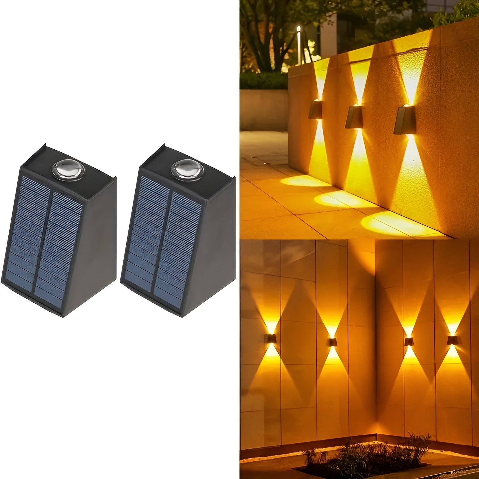 Solar Wandleuchte mit Bewegungsmelder – Modernes Außenlicht | Perfekt für Garten, Terrasse & Einfahrt