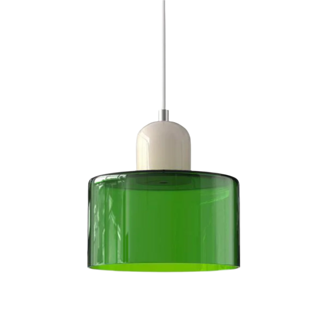 GlamorGlass Light - Europäische Retro Zylinder Pendelleuchte