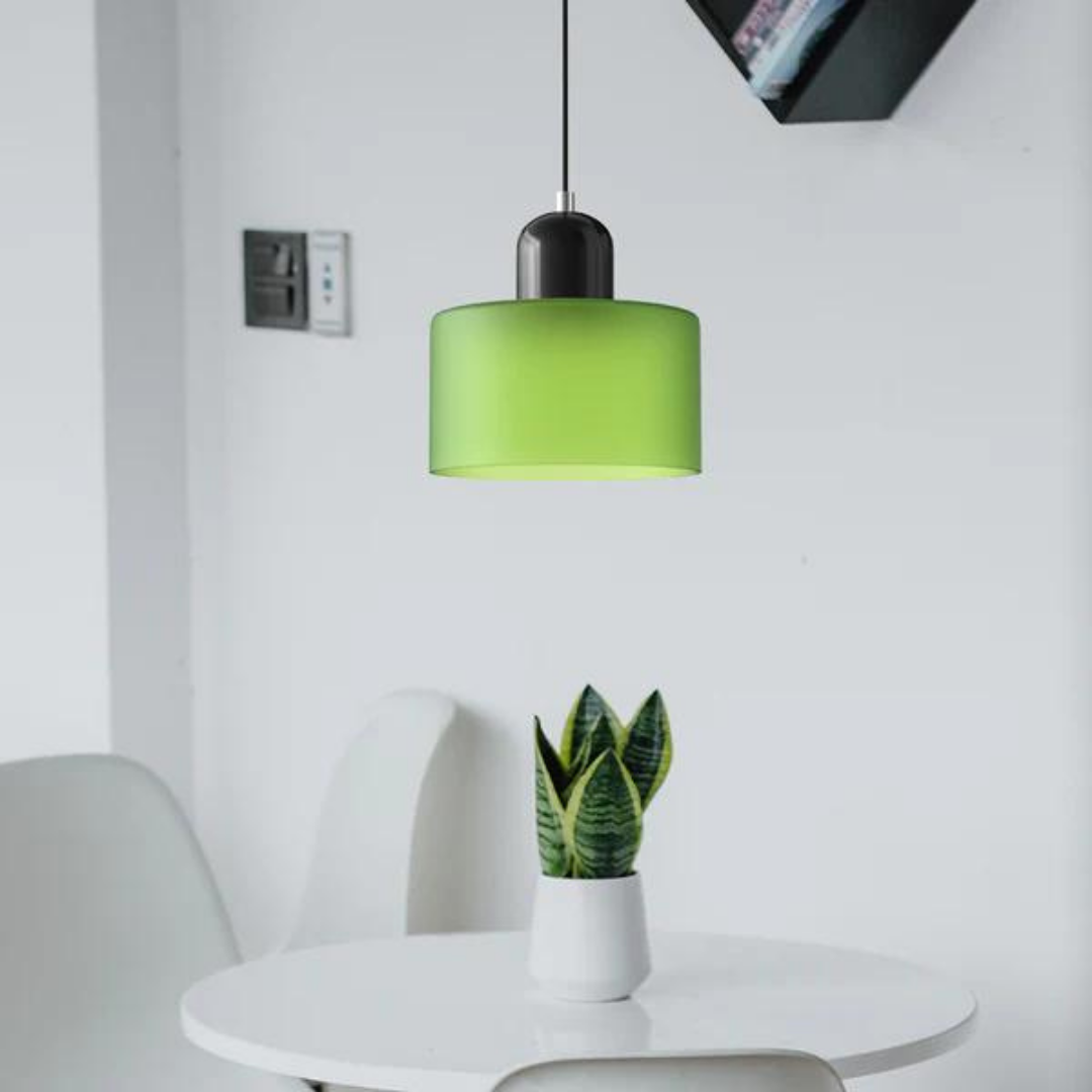 GlamorGlass Light - Europäische Retro Zylinder Pendelleuchte