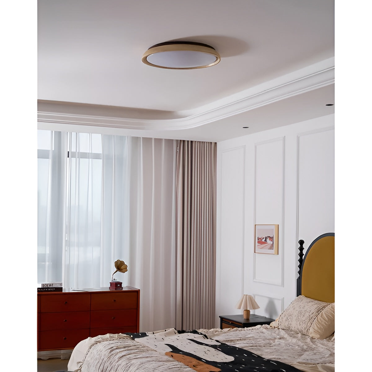 Runde Deckenleuchte – Warmes, Gleichmäßiges Licht | Geeignet für alle Räume