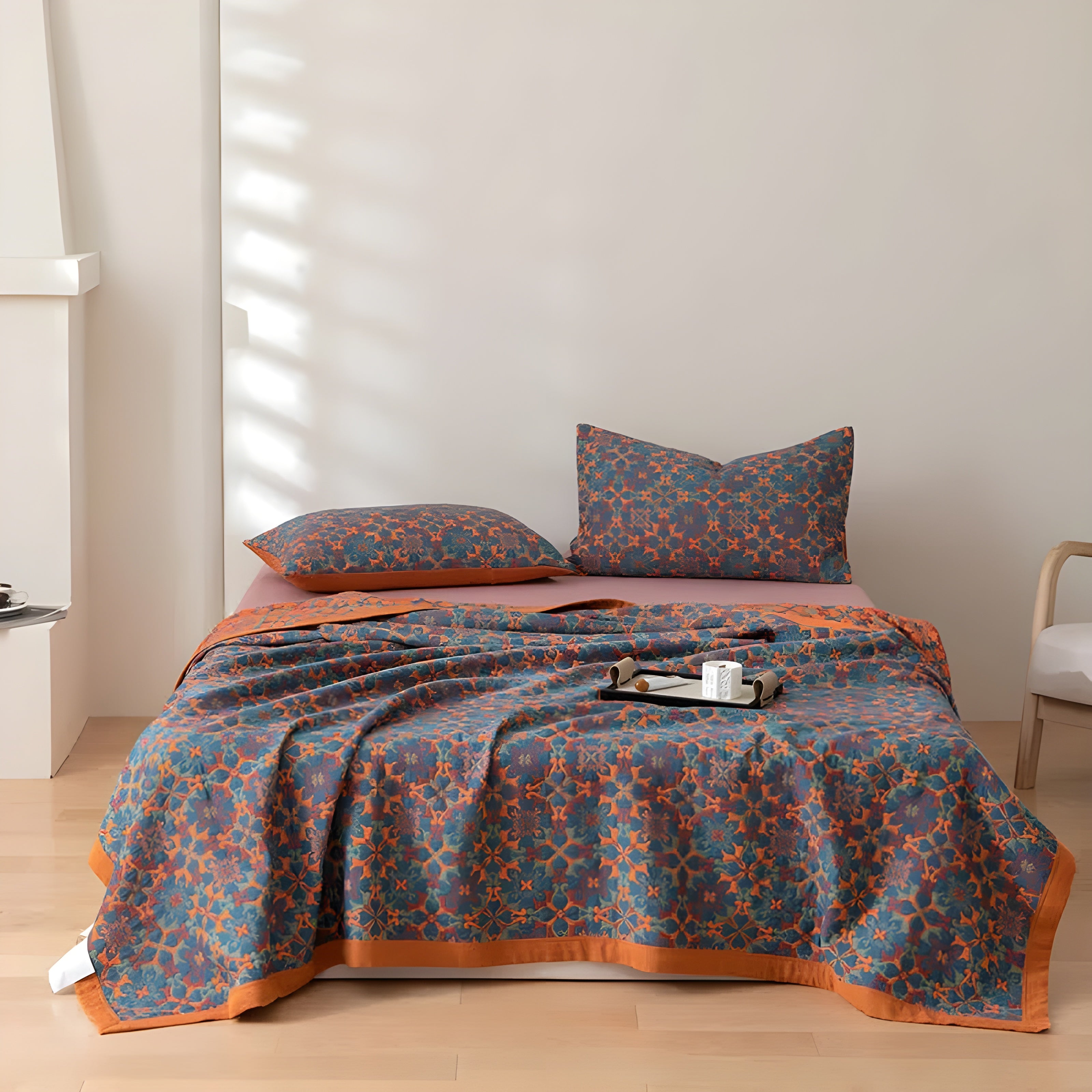 EthniWeave Decke – Dekorative Baumwoll-Ethno-Decke