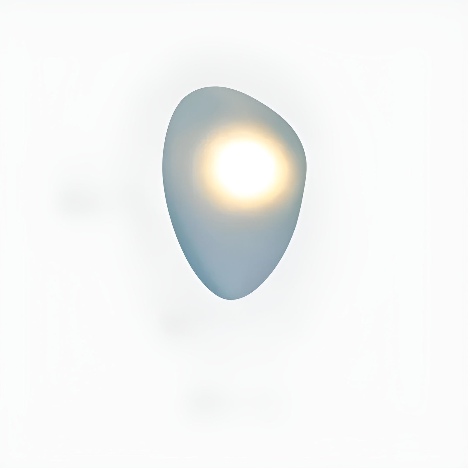 LED Wandleuchte in Kieselstein Design– Dekoratives nordisches Design für Wohnzimmer & Flur