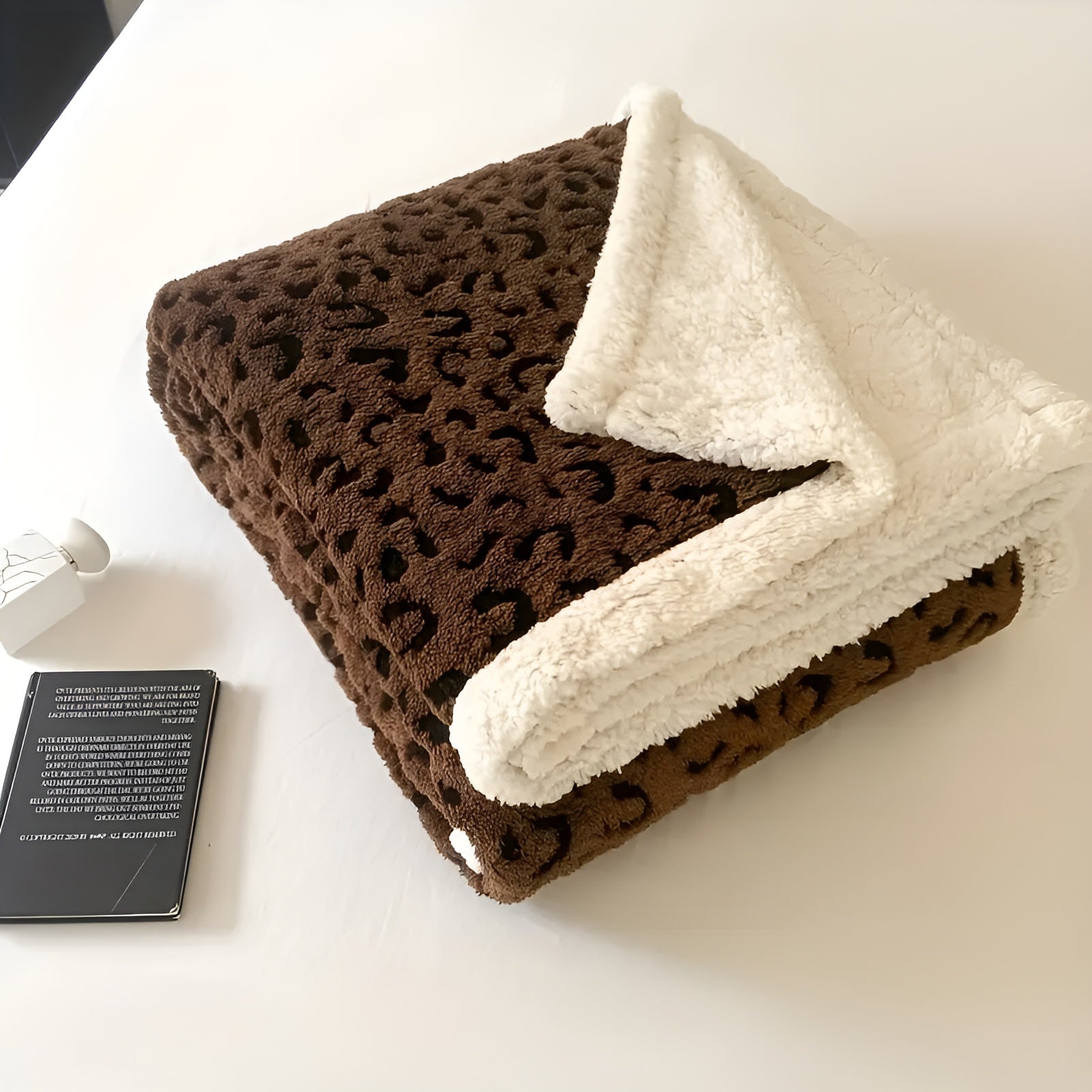 Flauschige Decke mit Leopardenmuster – Weich und Gemütlich | Perfekt für Sofa, Bett & Alle Jahreszeiten