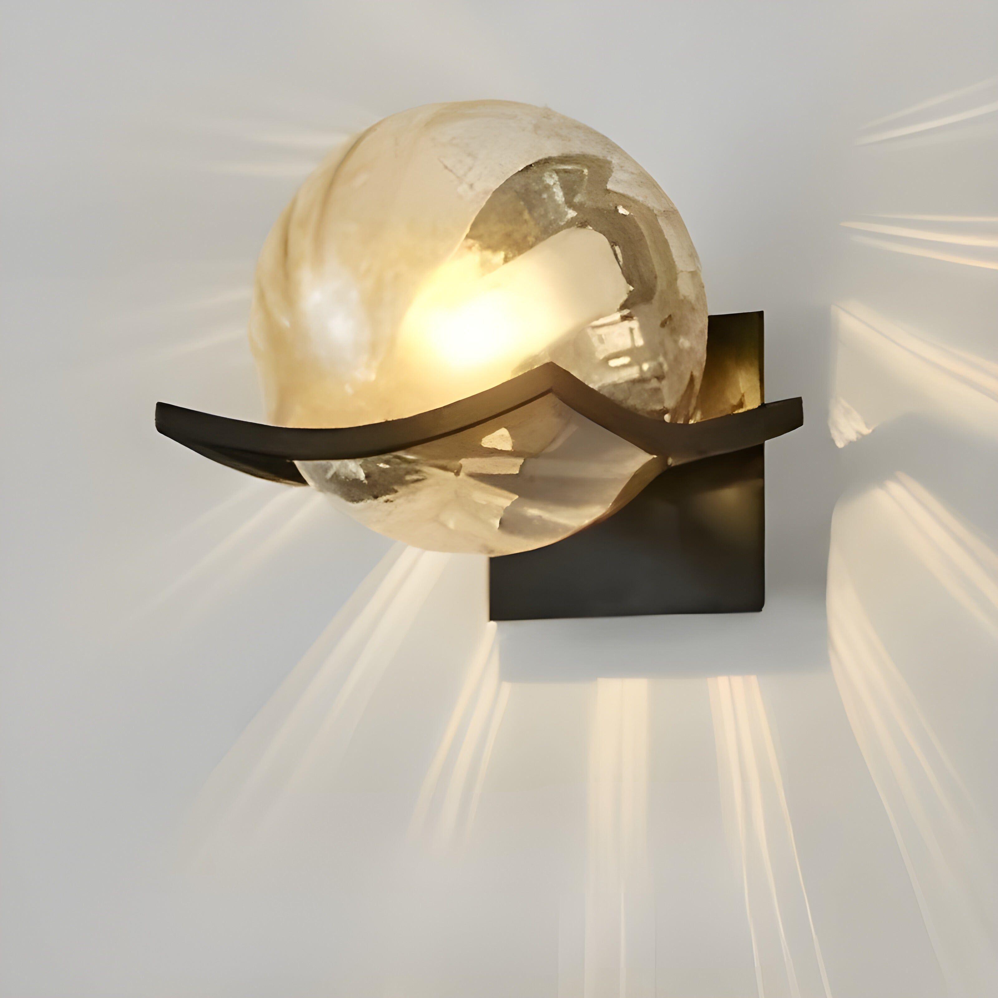 LED-Wandleuchte aus Glas – Moderne, Dekorative Beleuchtung