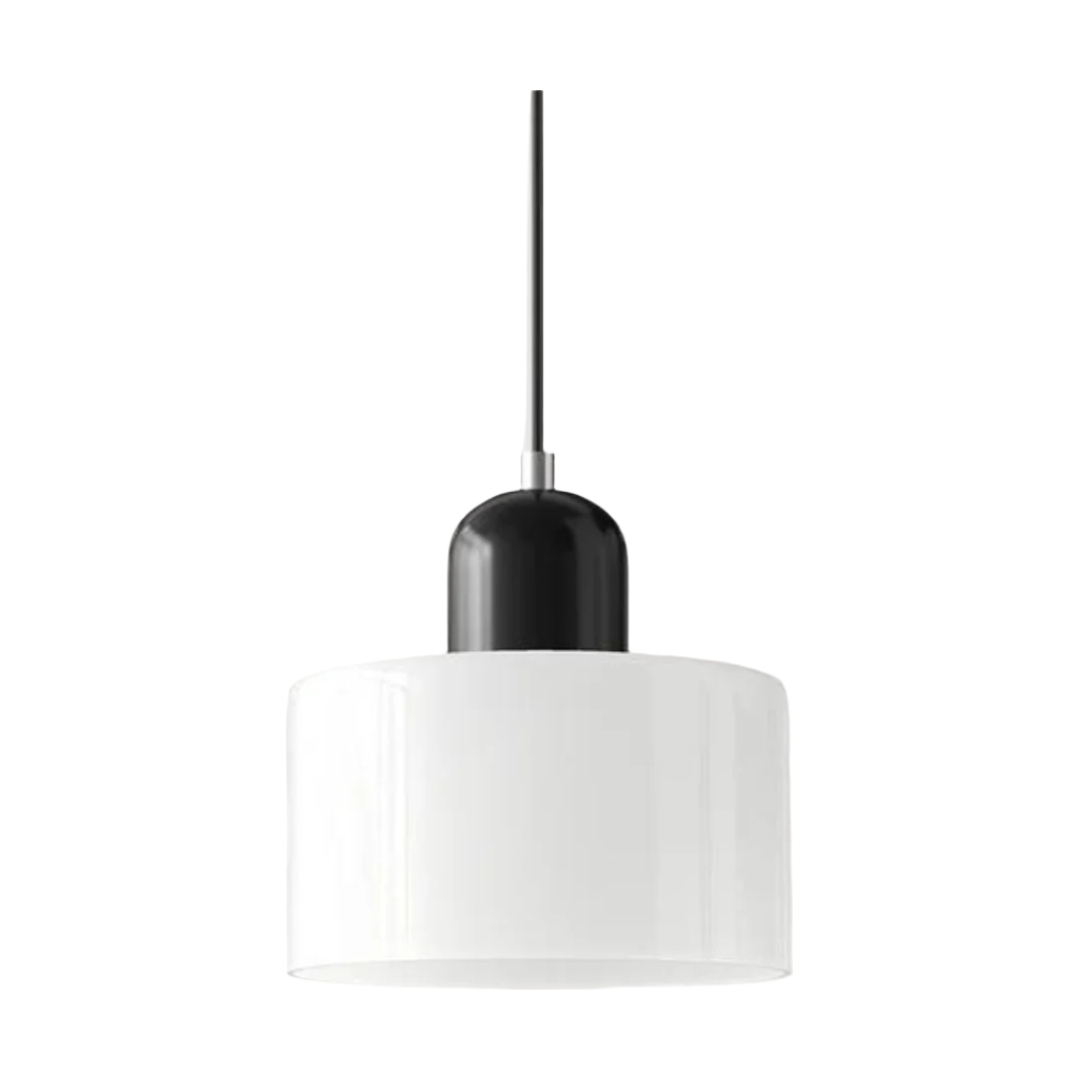 GlamorGlass Light - Europäische Retro Zylinder Pendelleuchte