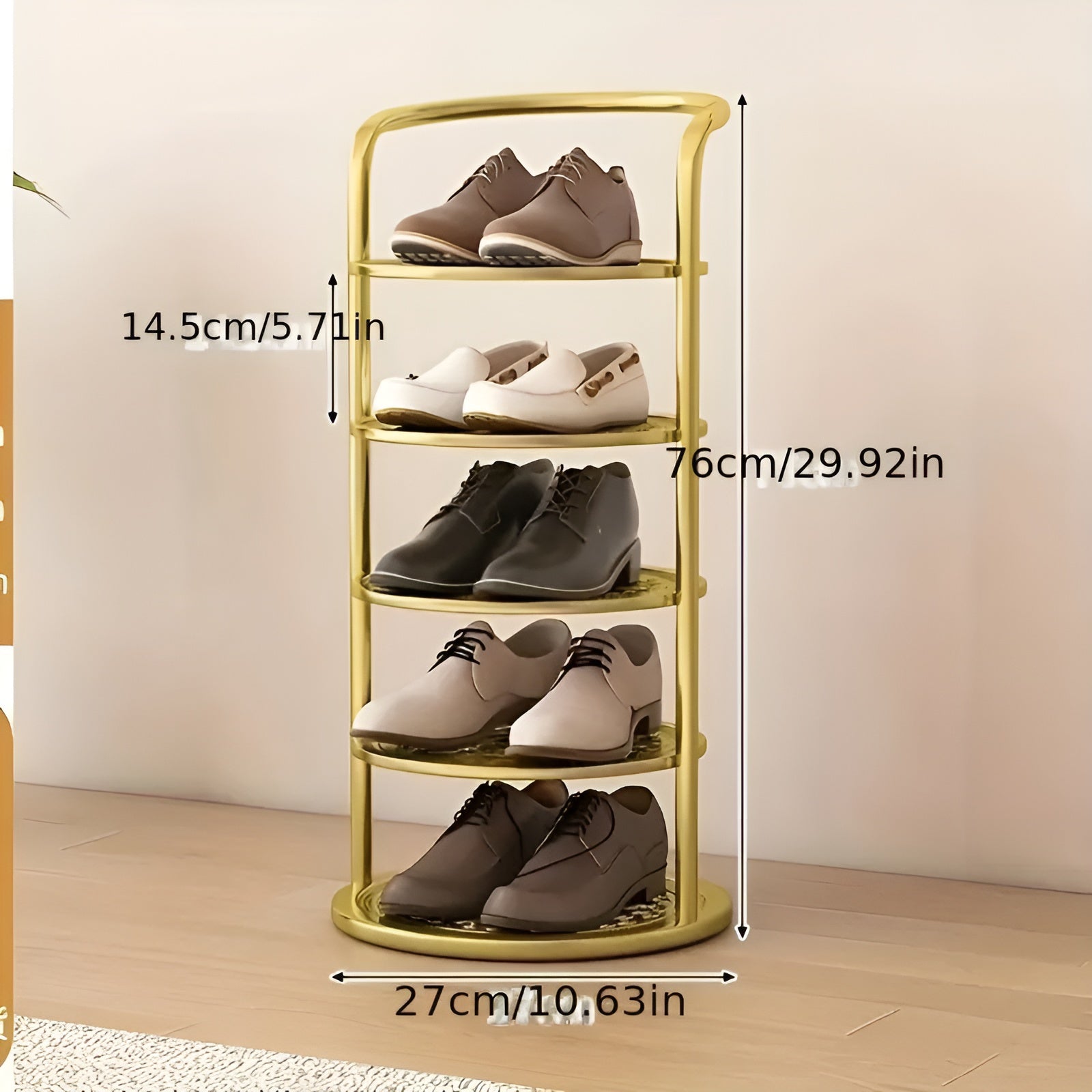 Schuhregal mit 4 Ebenen – Platzsparend & Stabil | Modernes Design für Flur oder Wohnung