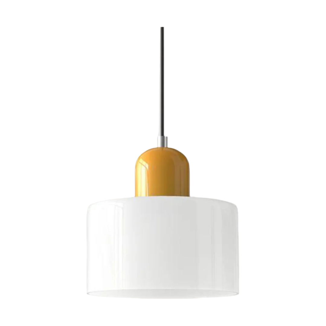 GlamorGlass Light - Europäische Retro Zylinder Pendelleuchte