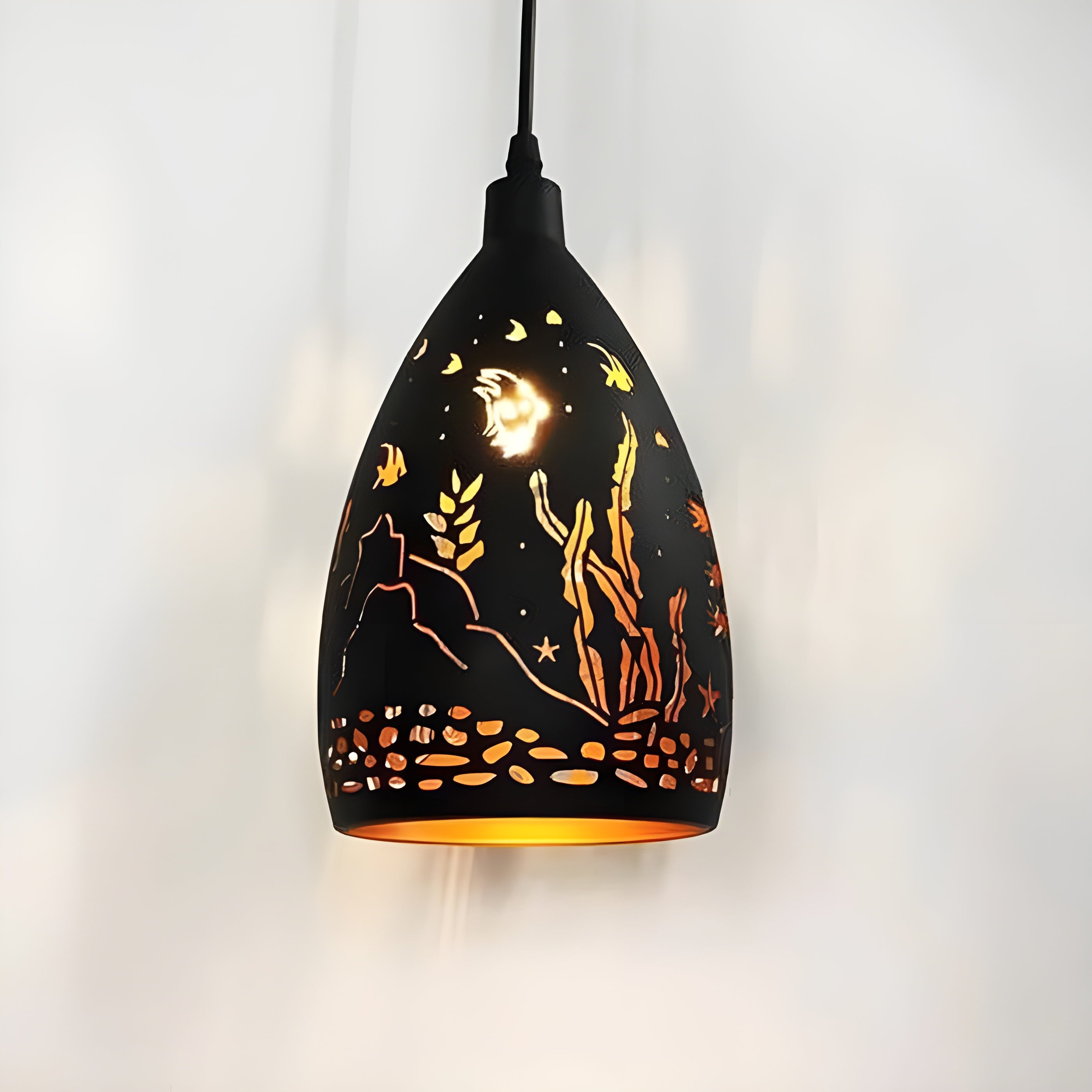 LoftWeave Light - Moderne Metallkäfig-Hängelampe
