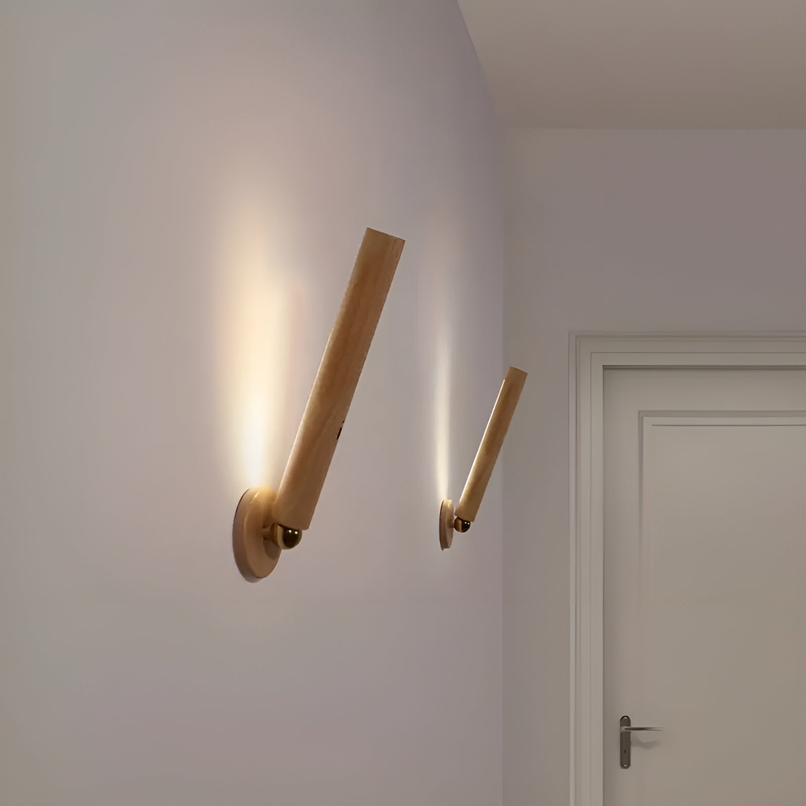 Moderne LED-Wandleuchte – Wiederaufladbar mit Touch-Bedienung | 360° drehbar & Magnetbefestigung