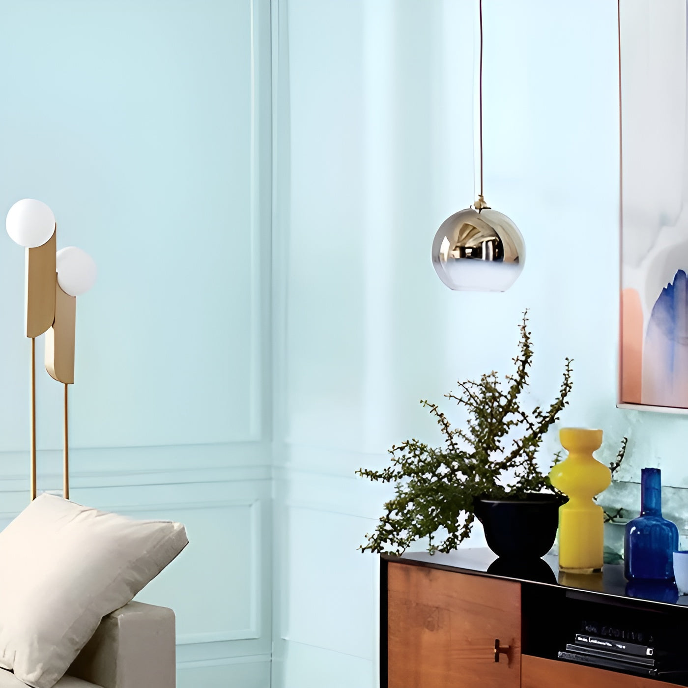 Industrielle Glas-Pendelleuchte mit LED – Modern & dekorativ | Ideal für Küchen, Esszimmer & Bars