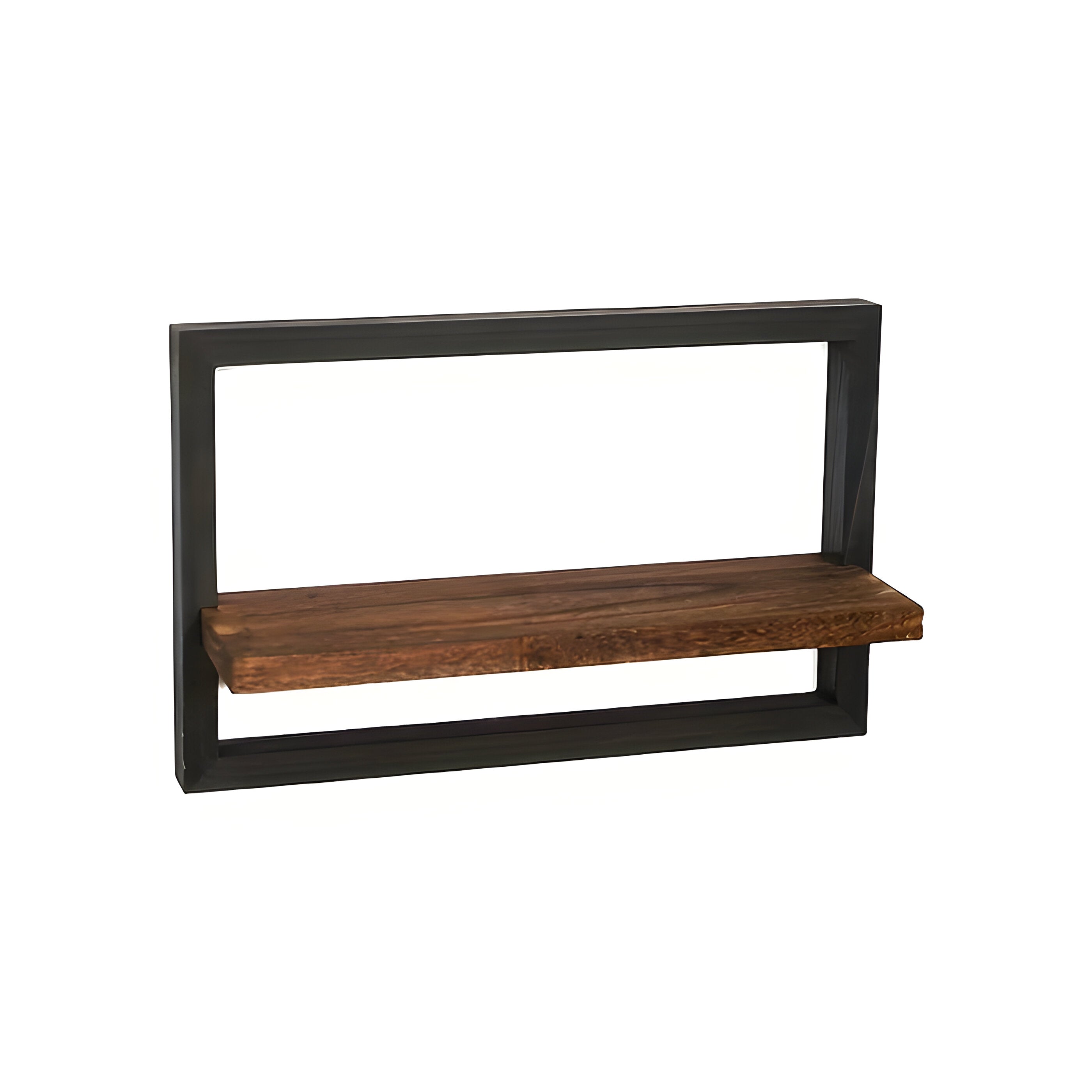 RustiFrame Set - Vintage Holzwand Quadratisches Display-Set