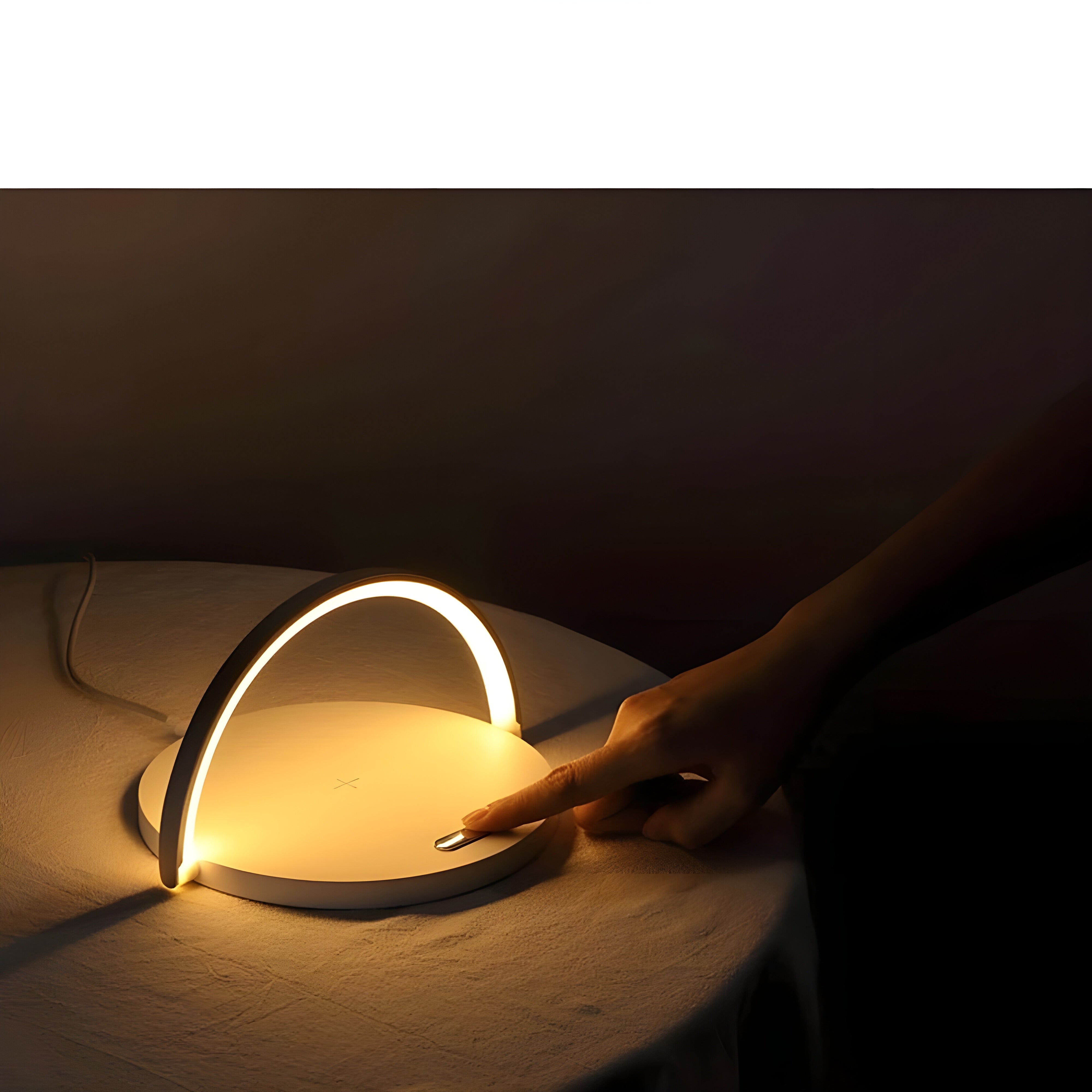 ChargeBeam Lamp - Kabellose Ladefunktion LED Tischlampe