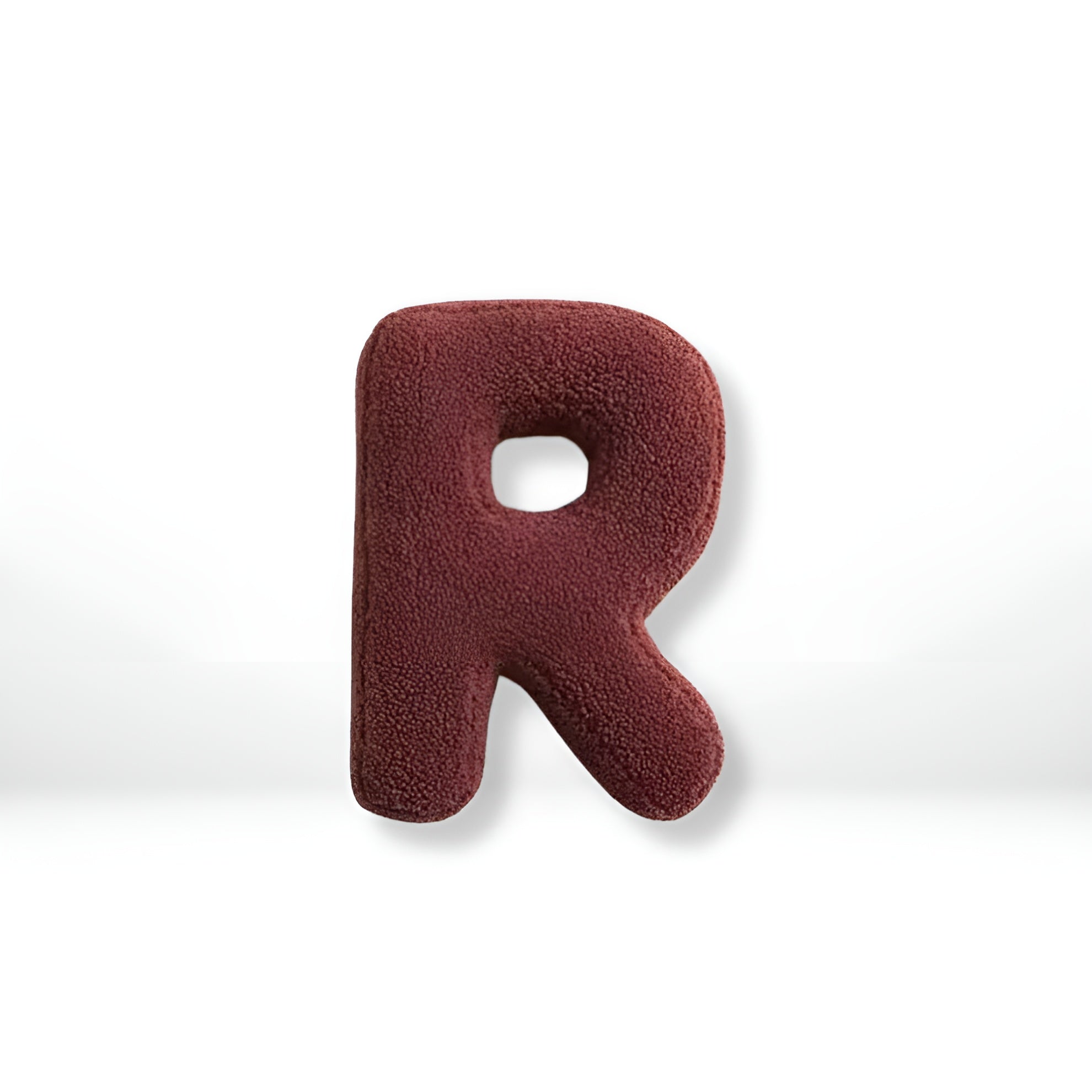 Samt Alphabet-Kissen – Weich & Dekorativ | Buchstaben A–Z für Sofa & Kinderzimmer - R - Kissen