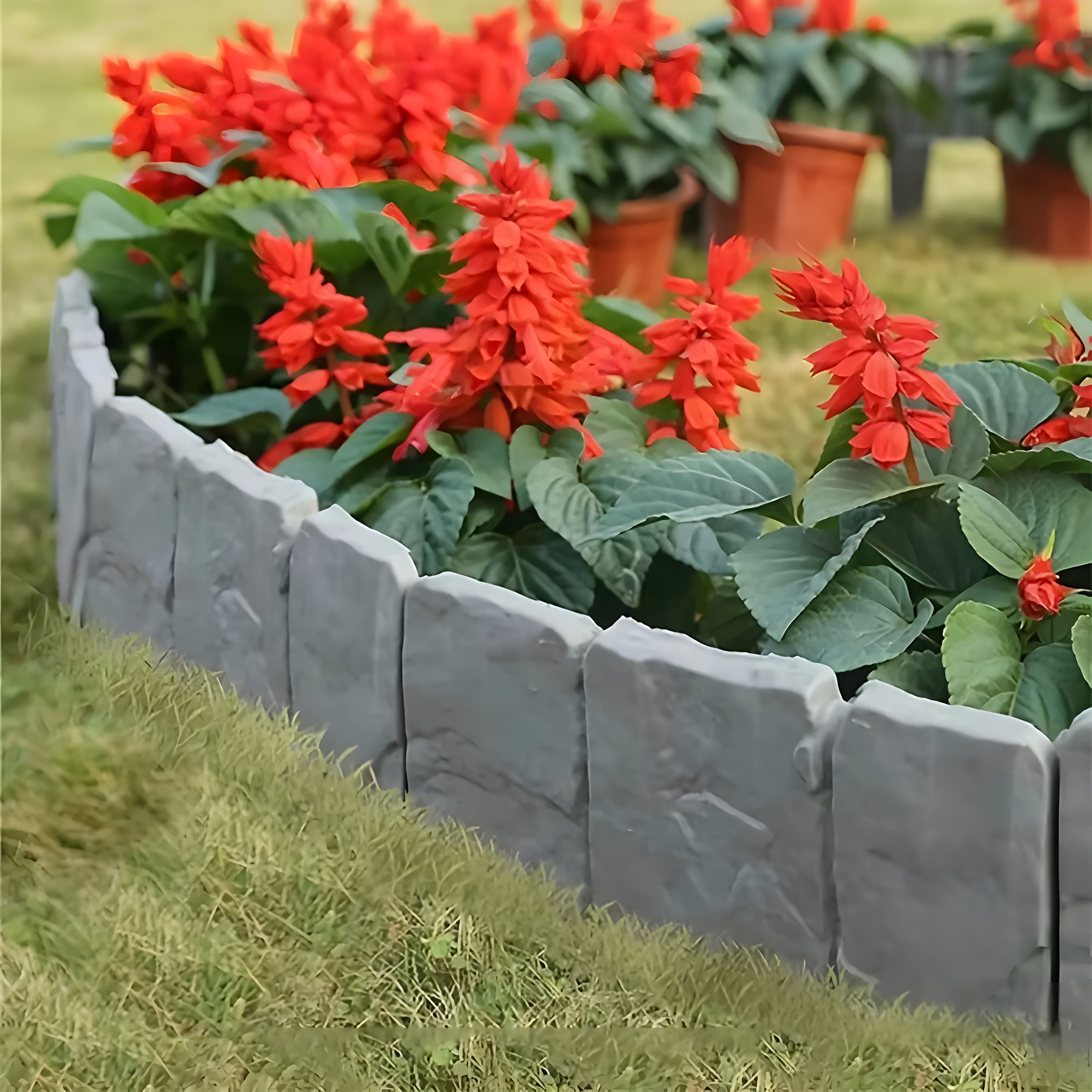 EcoEdge Zaun – Faltbarer Gartenzaun im Patchwork-Stil