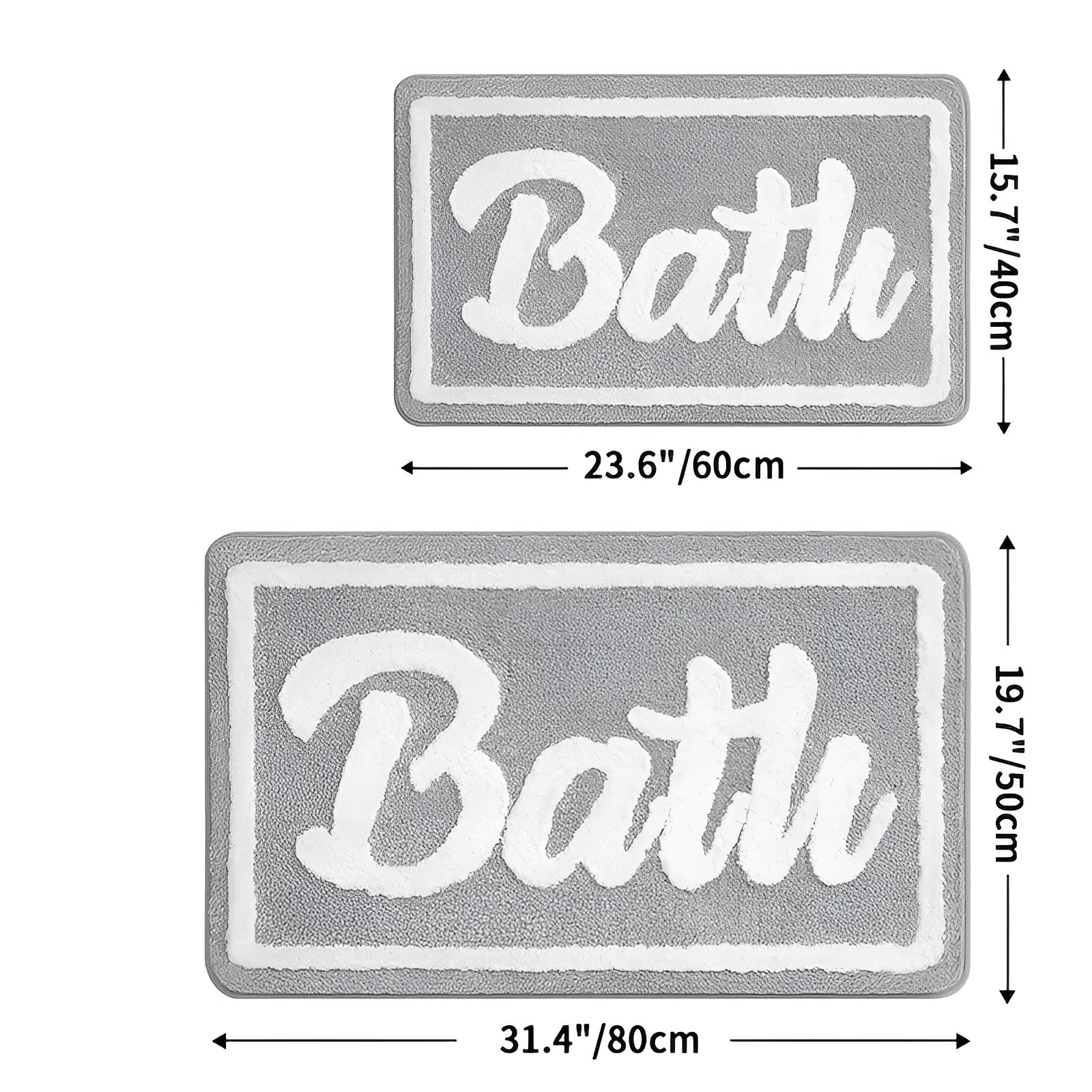 Weiche Badvorleger – Rutschfest & Saugfähig | Perfekt als Weihnachtsdeko oder Geschenk