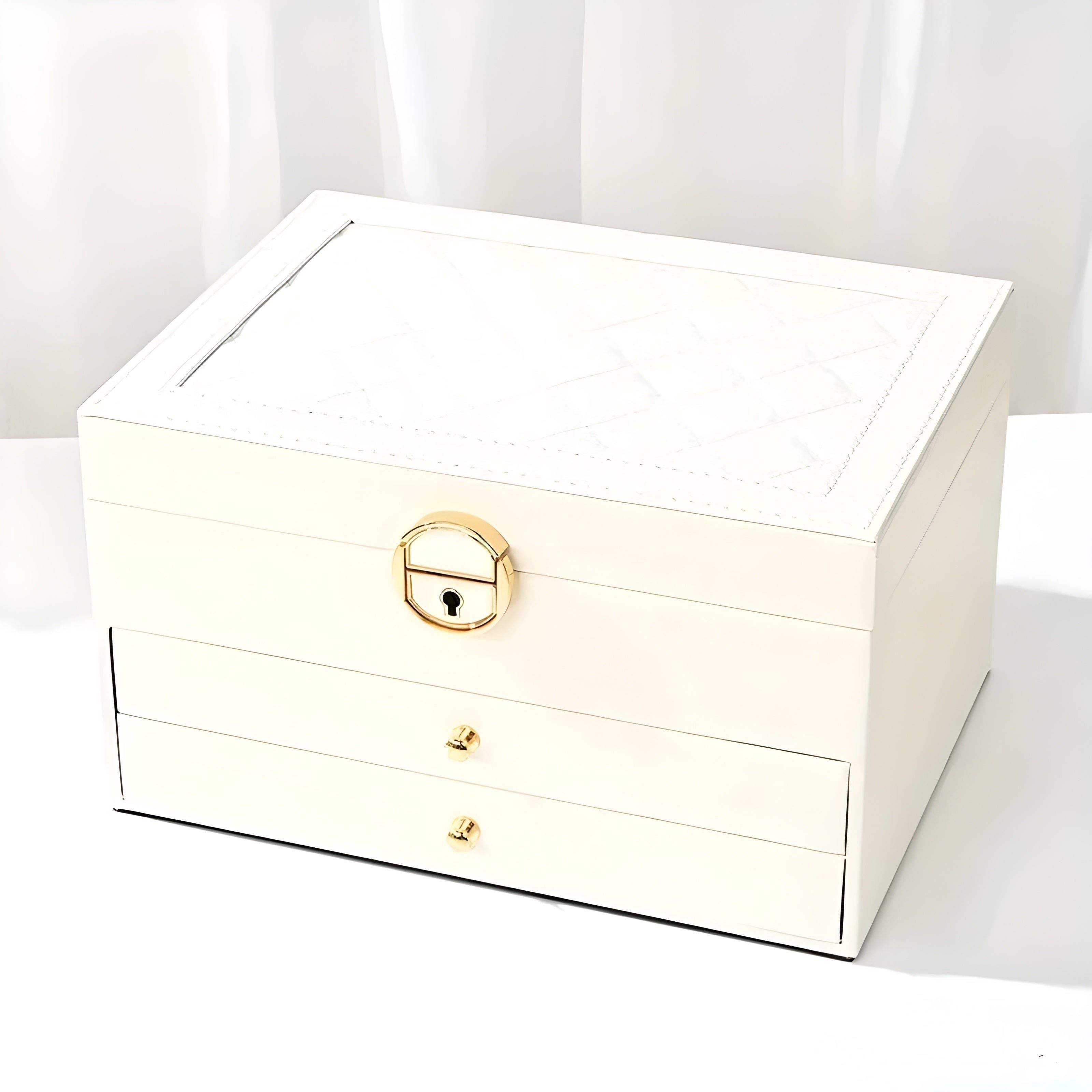 DiamondKeep Box - Elegante dreilagige Schmuckschubladenbox