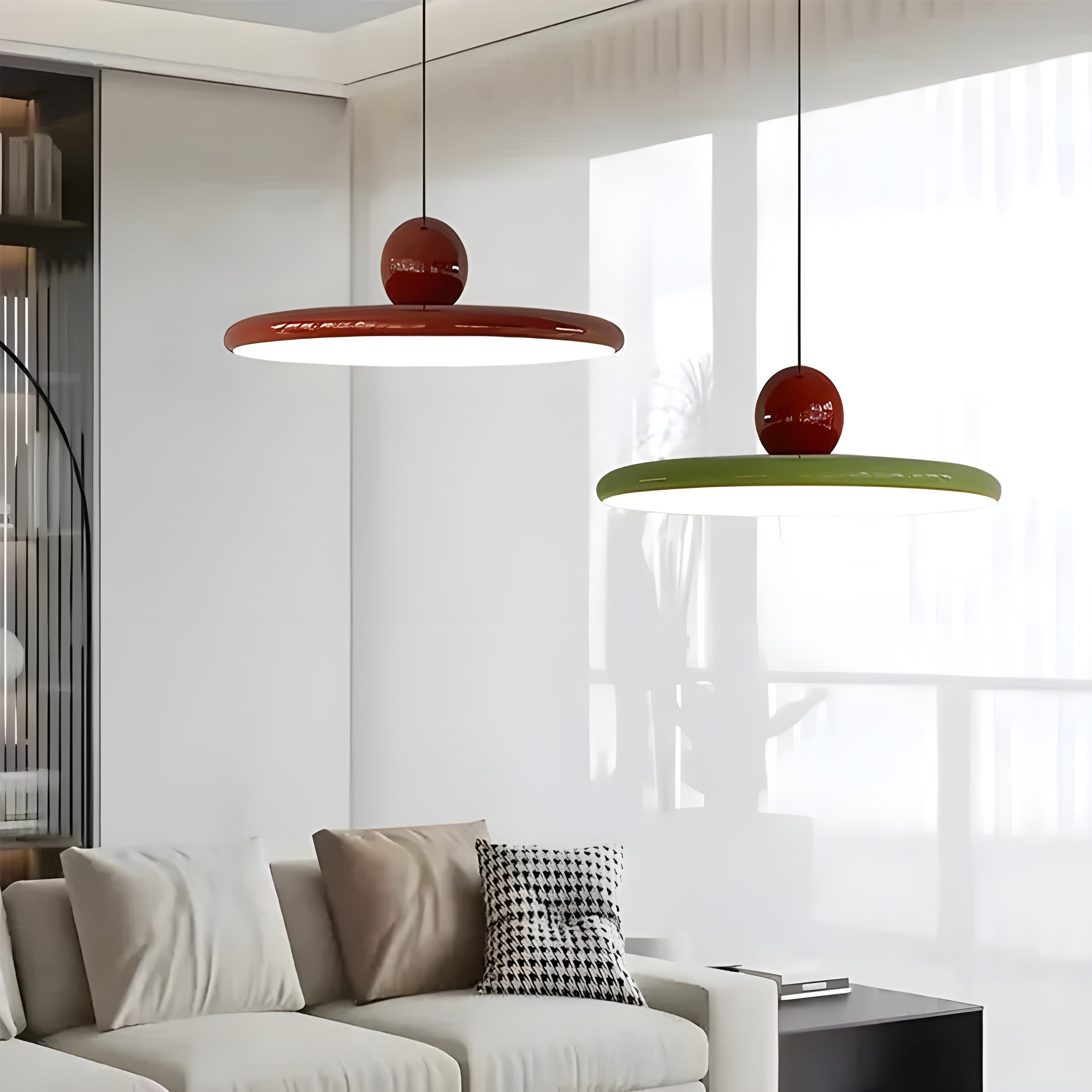 HavenHalo Light - Nordische LED-Glas-Pendelleuchte